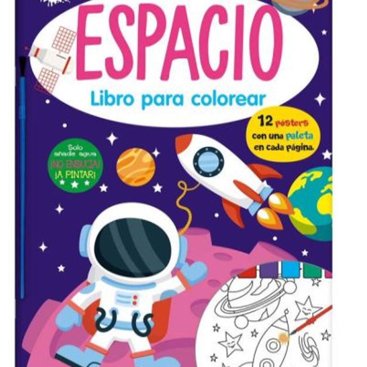GENERICO - Espacio Libro para Colorear con acuarela