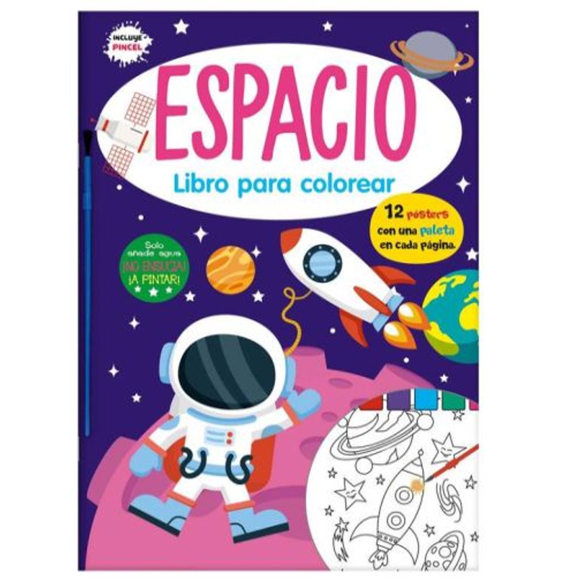 GENERICO - Espacio Libro para Colorear con acuarela