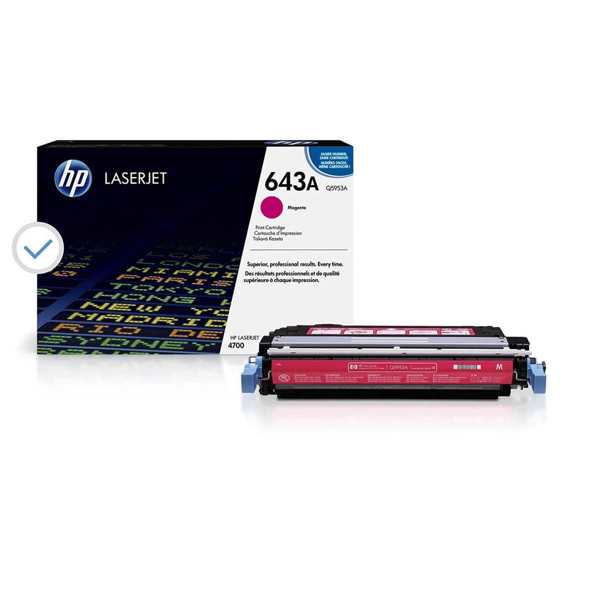 HP - TONER HP 643A CÓDIGO Q5953A MAGENTA 10000 Pág
