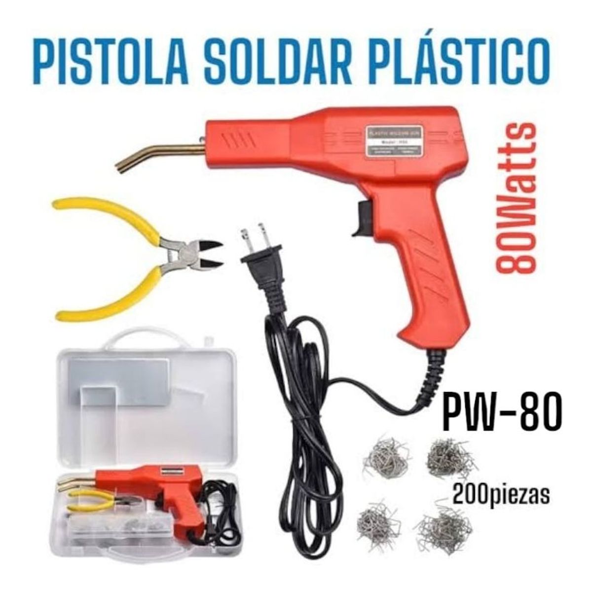 OEM - Kit de Herramientas 80W Reparación de Soldadura de Plástico