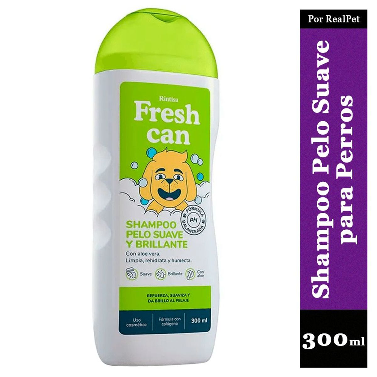 GENERICO - Shampoo para Perros Fresh Can Pelo Suave Frasco 300 ml