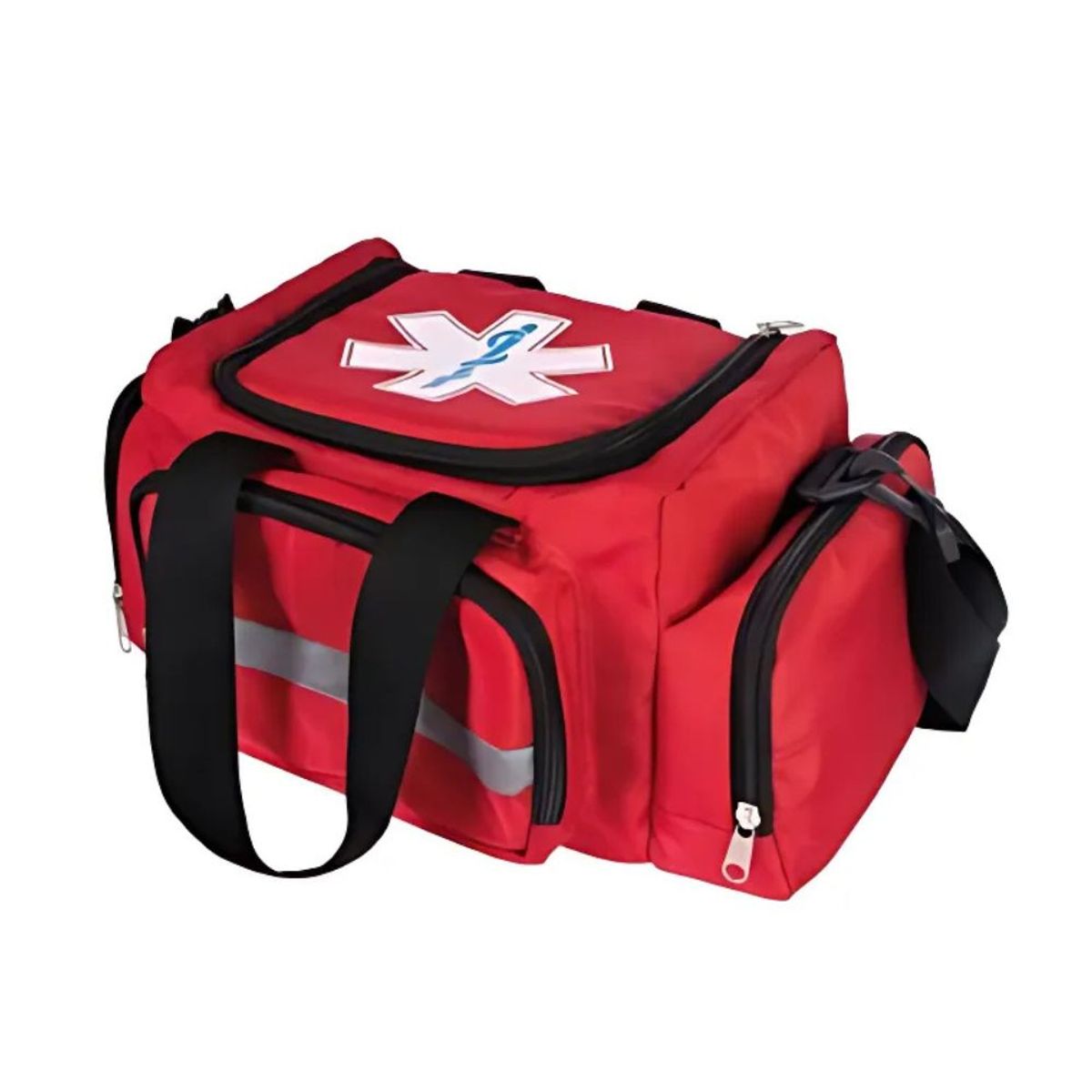 GENERICO - Maletin Primeros Auxilios Rojo Bolsa de Emergencia