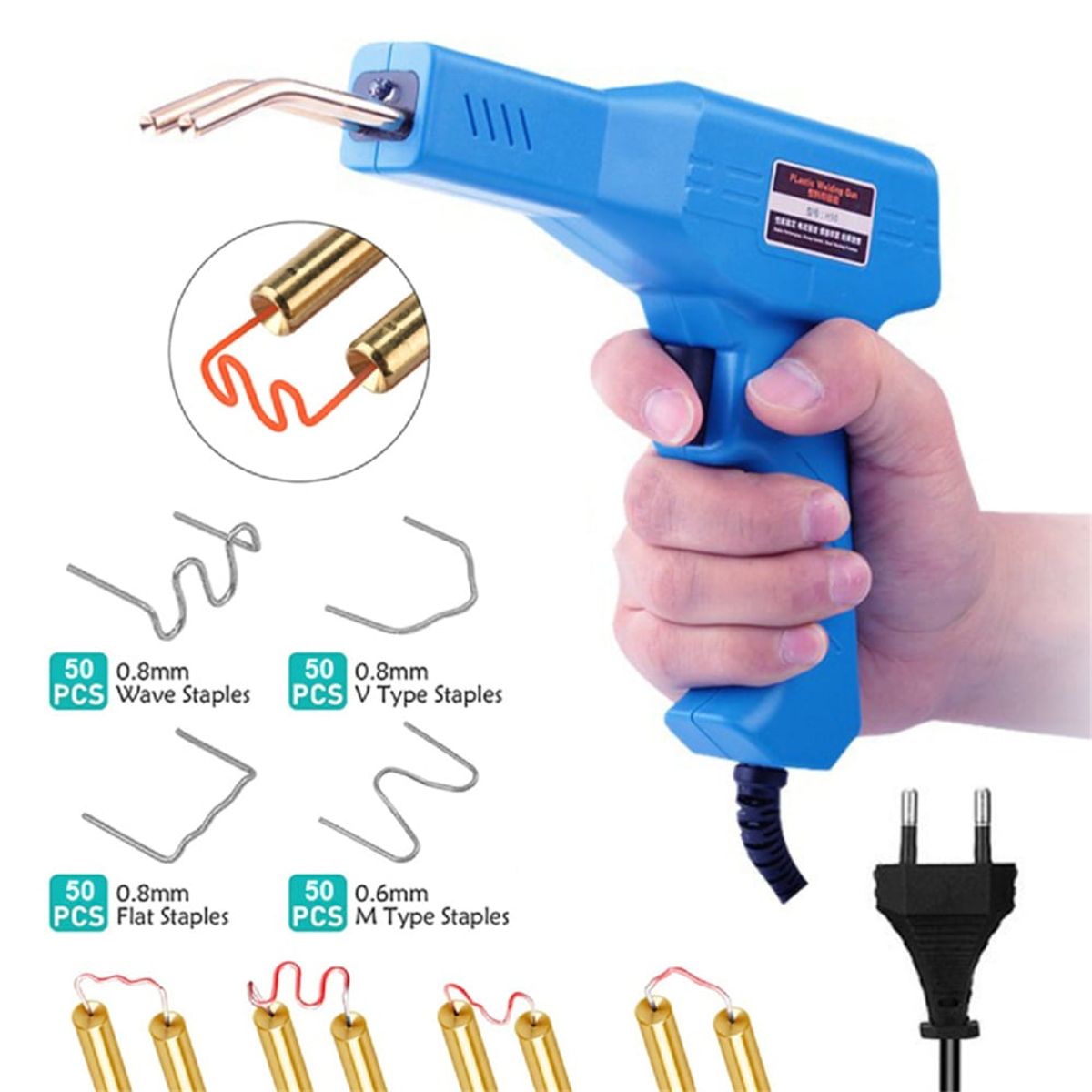 GENERICO - Pistola de Reparacion Soldadura para todo Tipo de Plásticos 50Watts