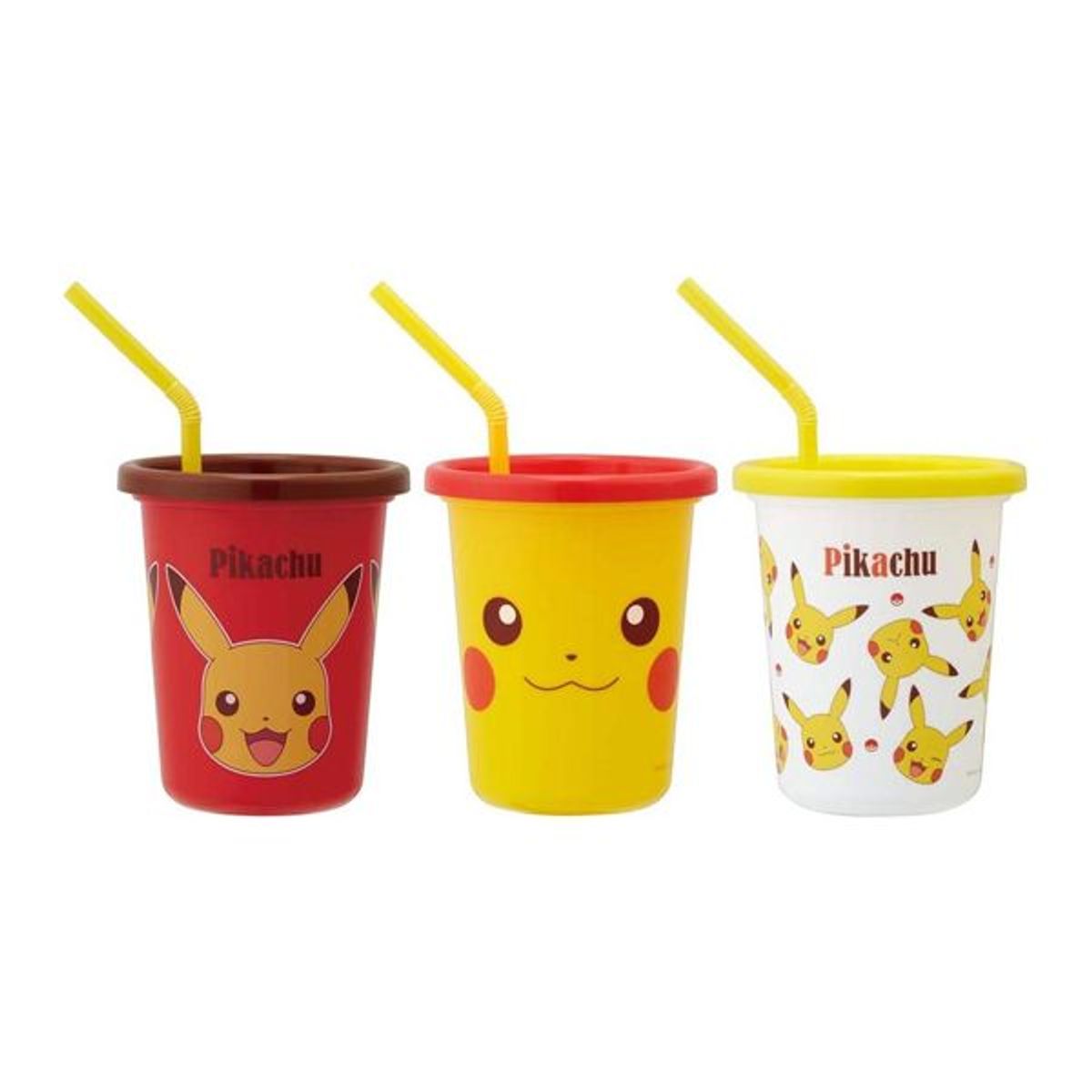 POKEMON - Pokemon Set Vasos Con Sorbete Pikachu Japon Modelo A