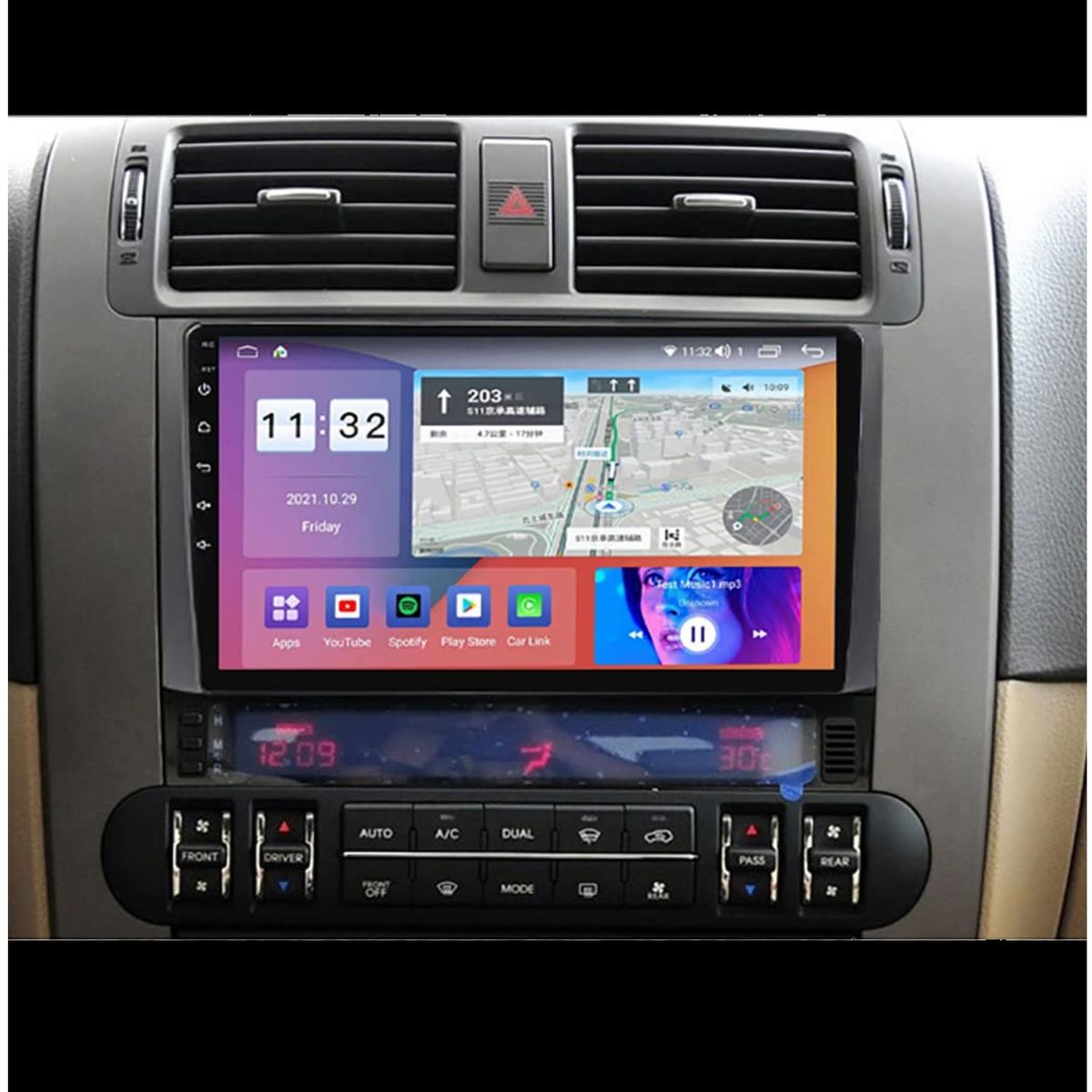 GENERICO - Autoradio Kia Borrego Mohave 2008-2016 +Cámara Full HD