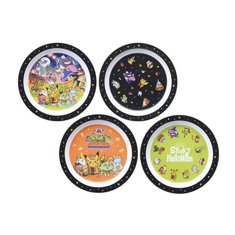 POKEMON - Pokemon Set De Platos Plastico Halloween