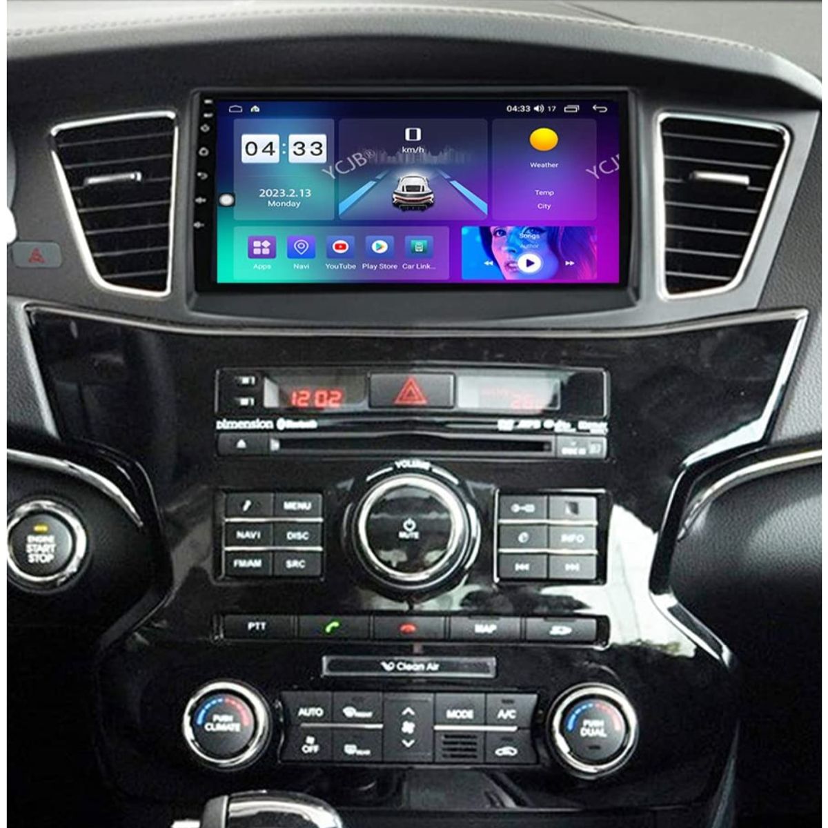 GENERICO - Autoradio Kia Borrego Mohave 2008-2016 +Cámara Full HD