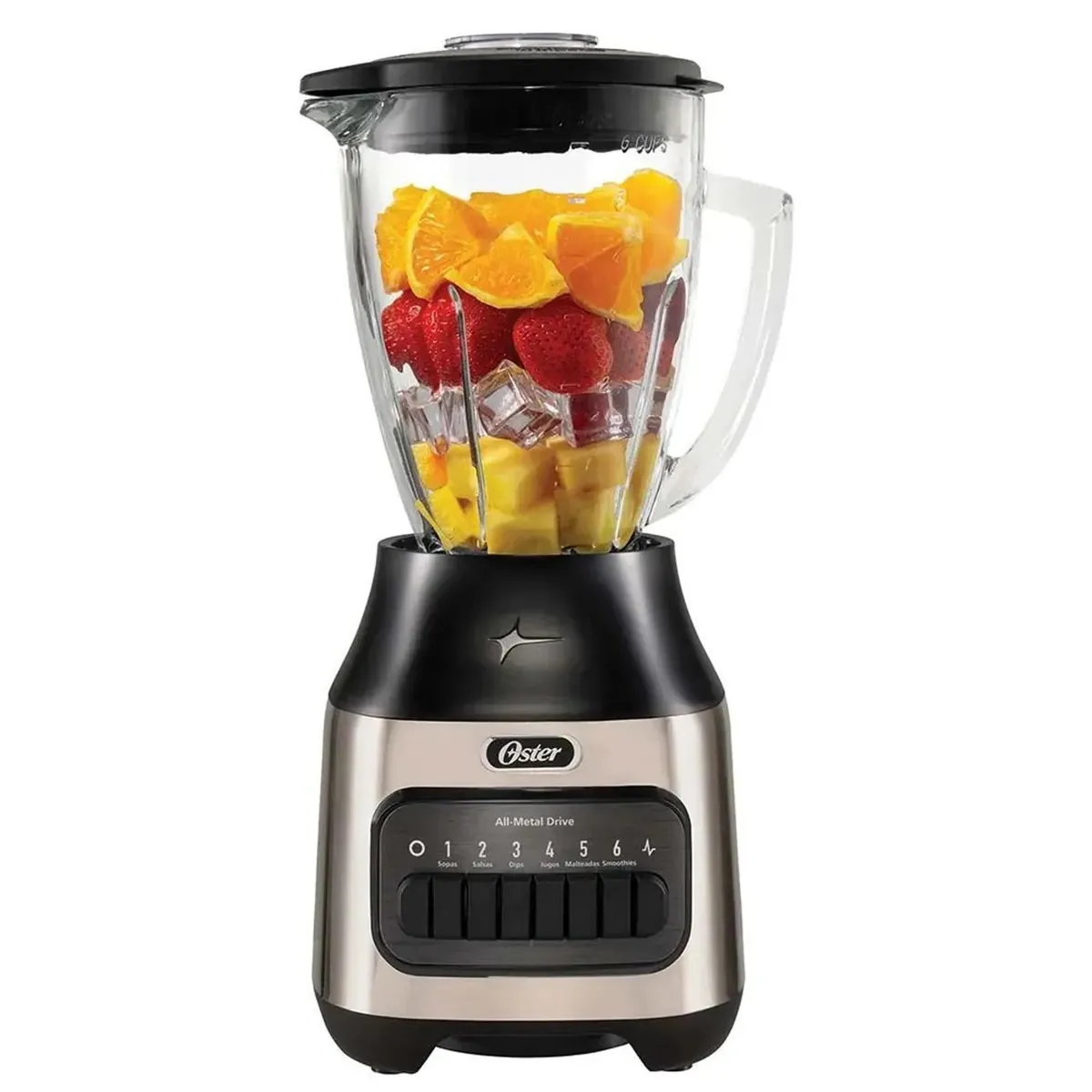 OSTER - Licuadora Oster 1.5L 6 Velocidades BLSTPEG-NPB 800W + Pulso