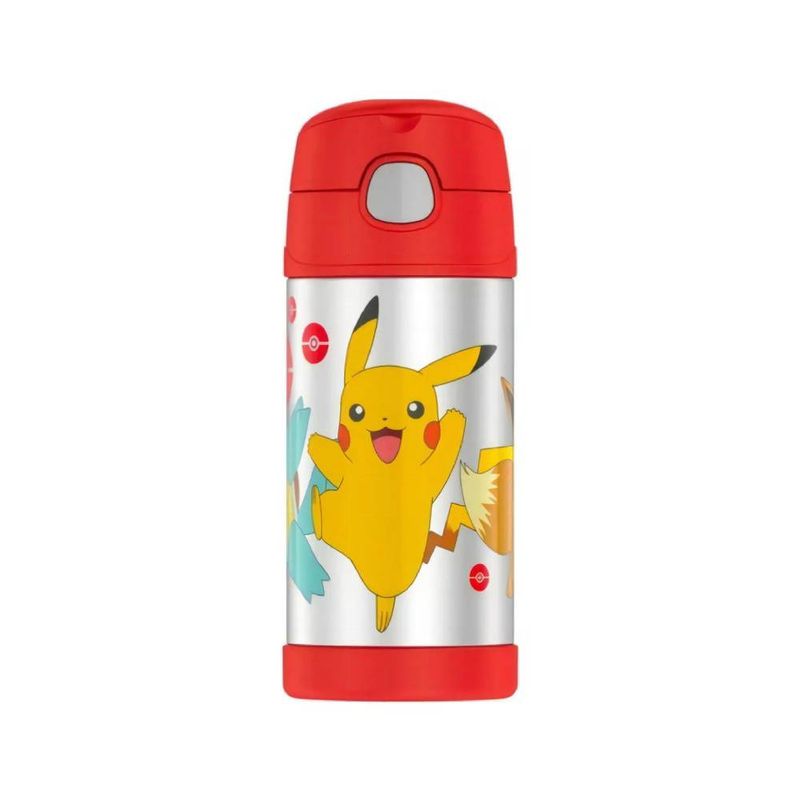 THERMOS - Pokemon Thermos Botella De Acero Rojo Eevee