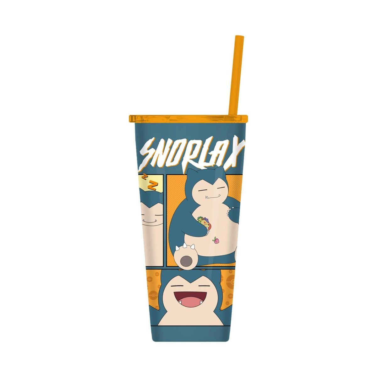 POKEMON - Pokemon Vaso Acrilico Snorlax Con Sorbete