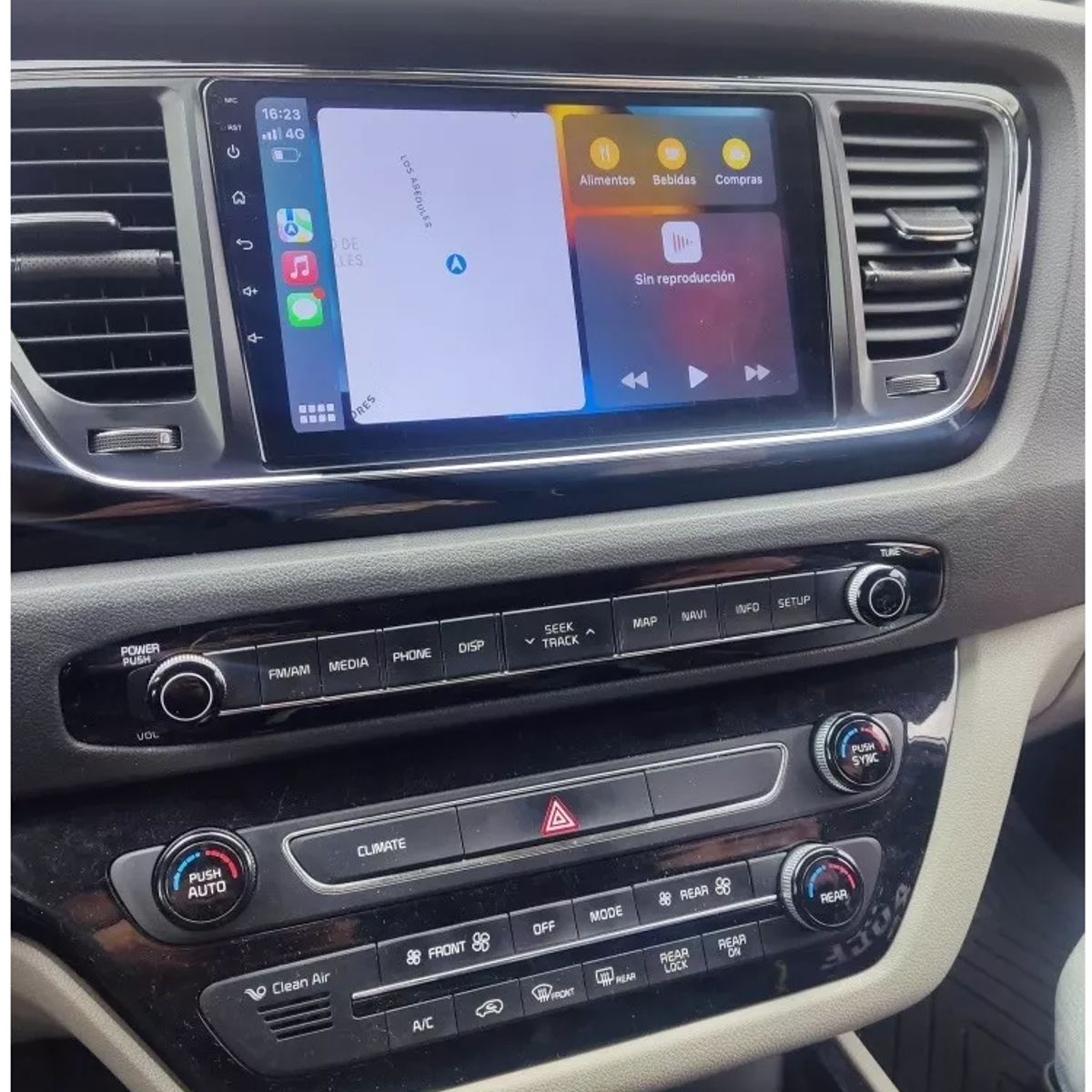 GENERICO - Autoradio Kia Carnival Sedona 2014-2020 +Cámara Full HD