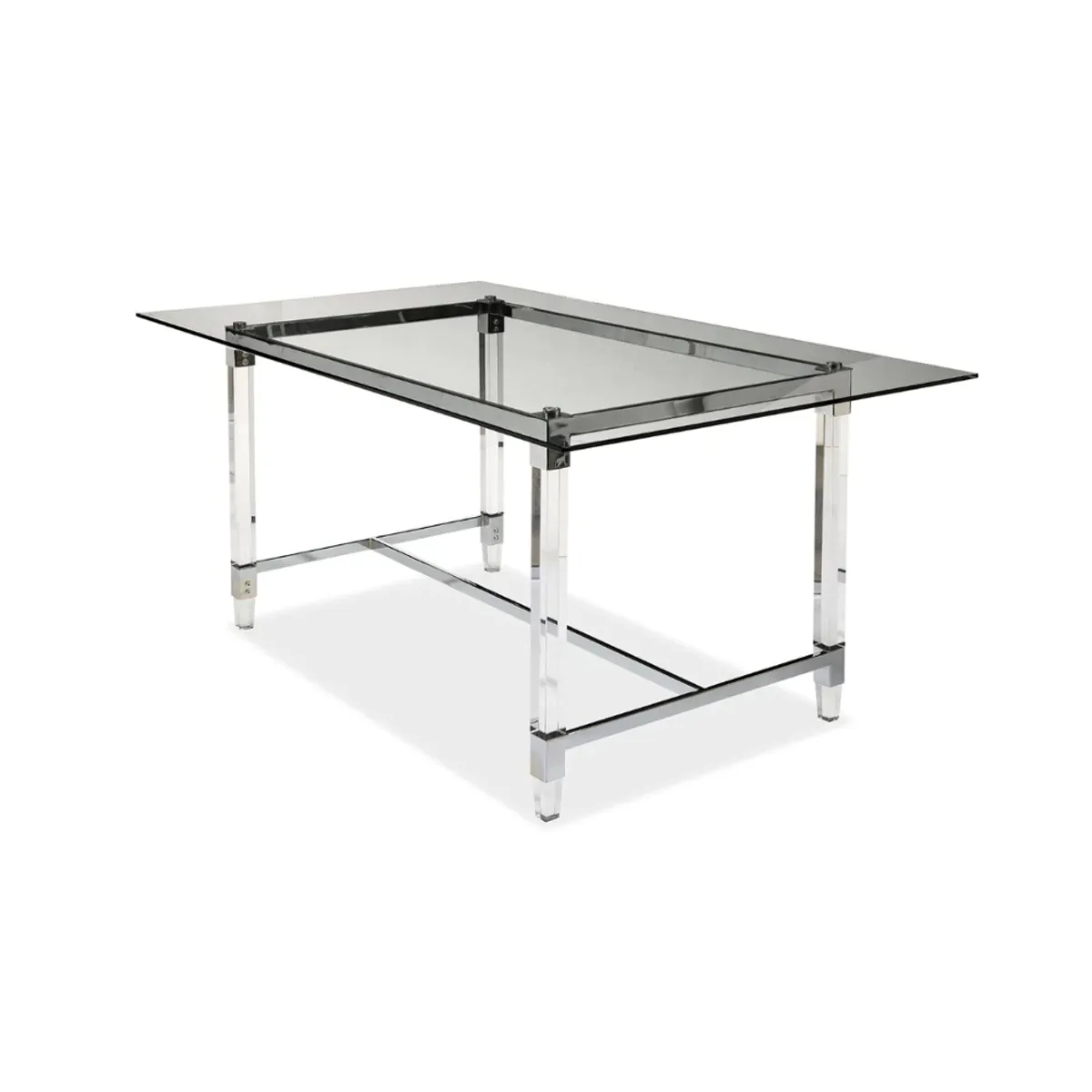 CENTRAL DECCO - COMEDOR 4 SILLAS HEFEI GRIS OSCURO