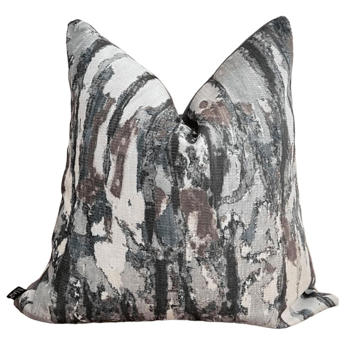 MAP DESIGN HOME - Funda De Cojin Marble Gray Brown 45 x 45cm
