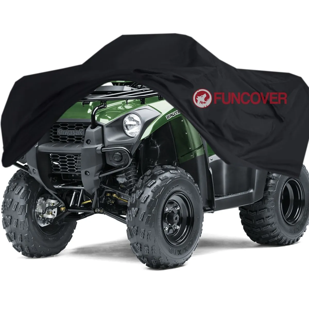 FUNCOVER - Funda Cuatrimoto KAWASAKI BRUTE FORCE 300 Cobertor Filtro Uv
