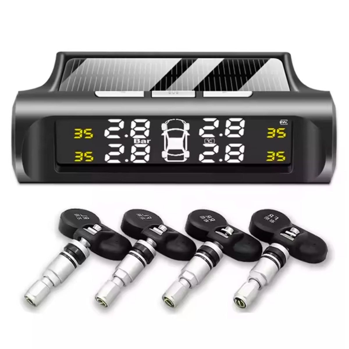 SEISA - Medidor de Presión de Neumáticos Llantas Carga Solar AMK-X7