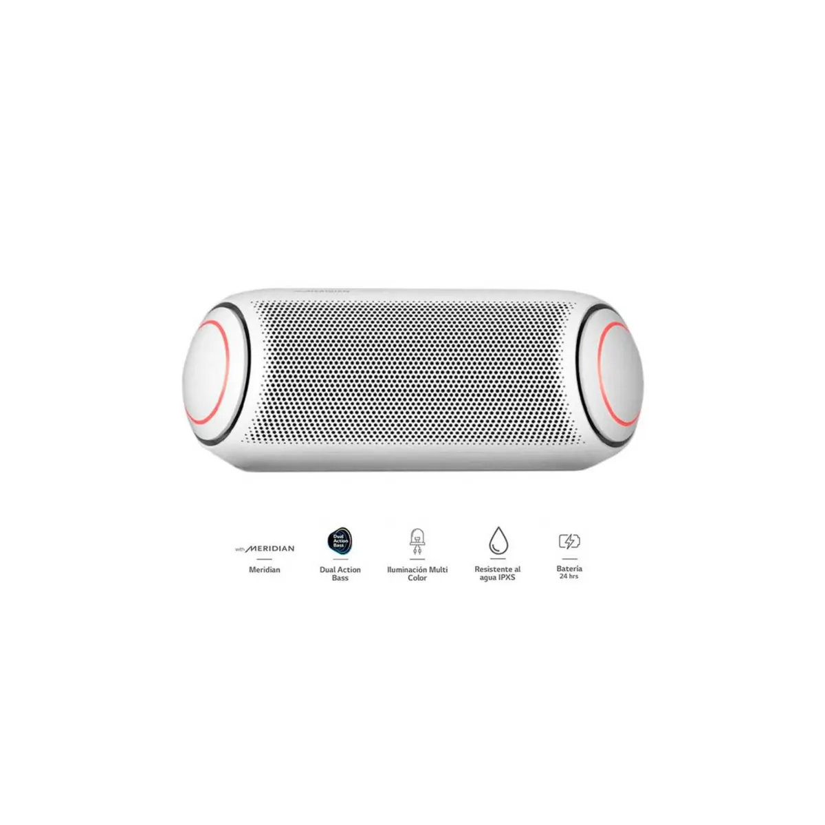 LG - Parlante inalámbrico LG Bluetooth Xboom Go PL7 Blanco