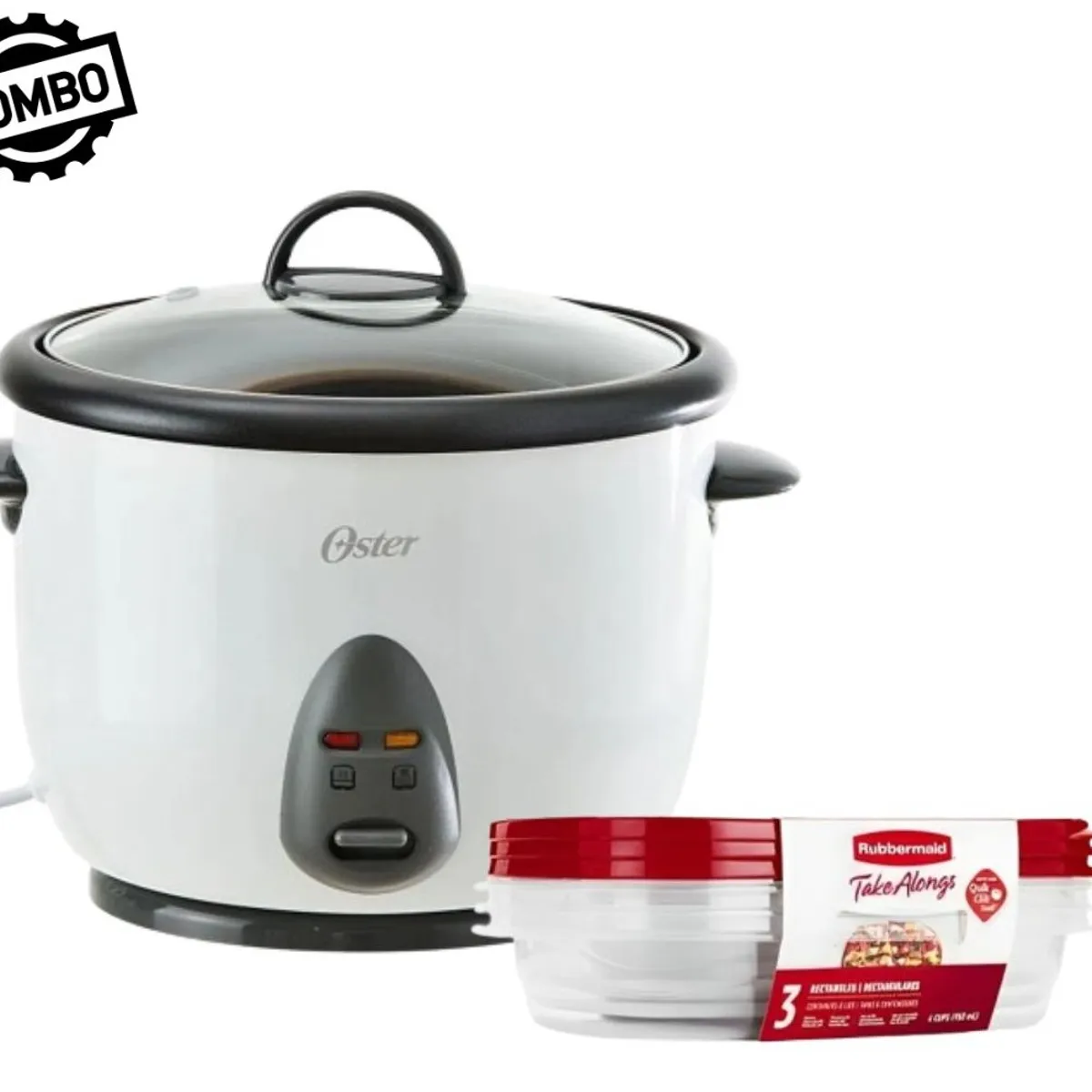 OSTER - COMBO OLLA ARROCERA OSTER CKSTRC1700W+ RUBBERMAID