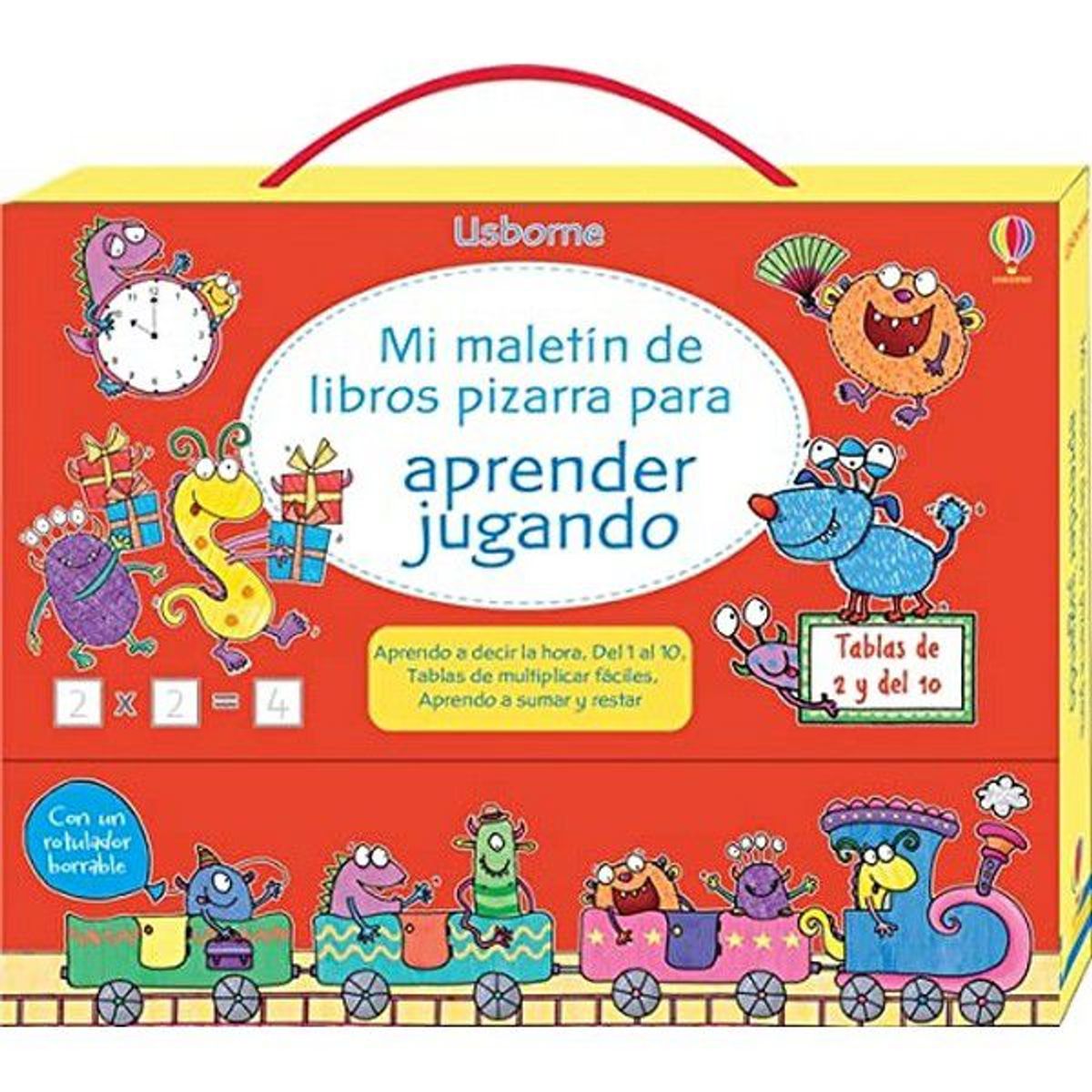 GENERICO - MALETIN DE LIBROS PIZARRA PARA APRENDER JUGANDO