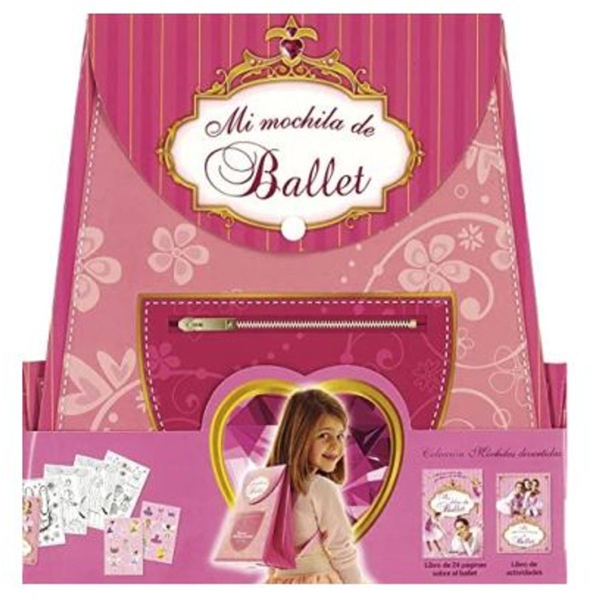 GENERICO - Libro Infantil con MOCHILA DE BALLET