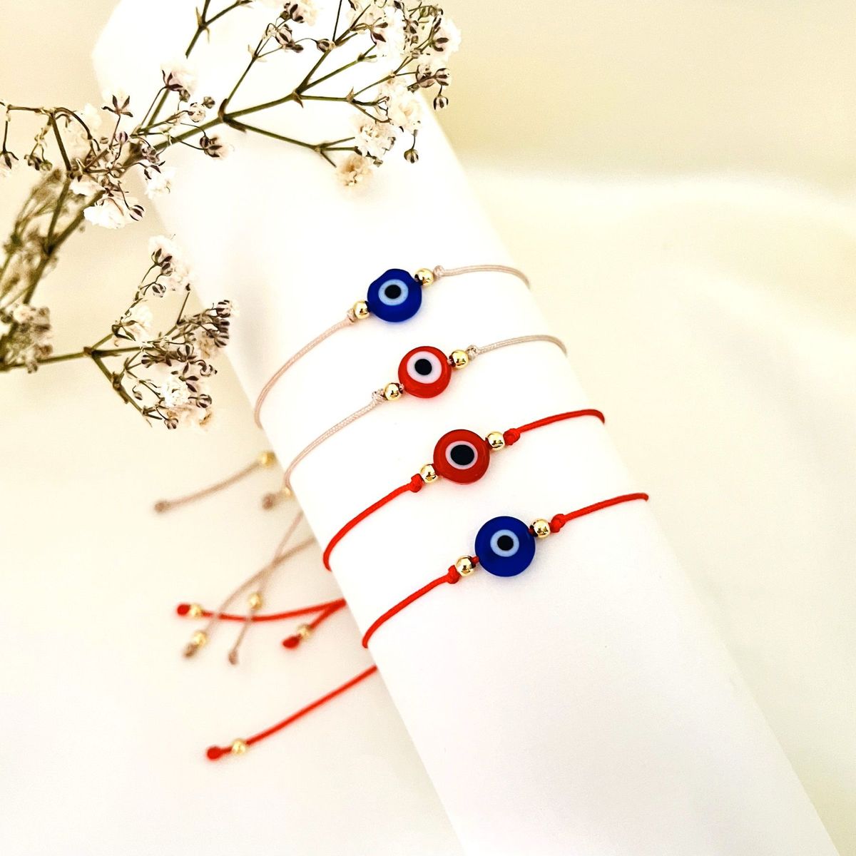 GENERICO - Pack 12 Pulseras Surtidas Ojo Turco - Yrene