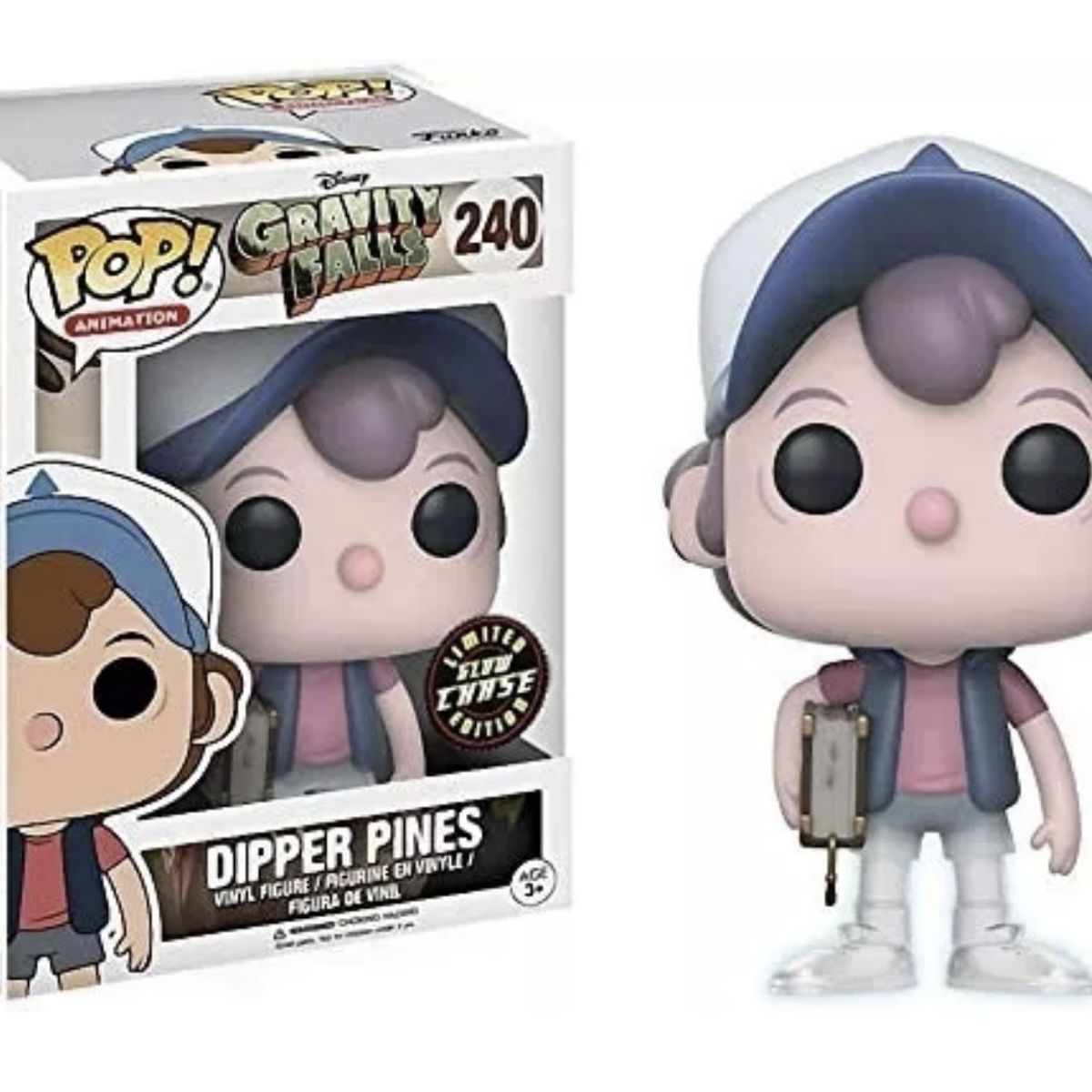 FUNKO - Dipper Chase Funko Pop 240 Gravity Falls Original Glow