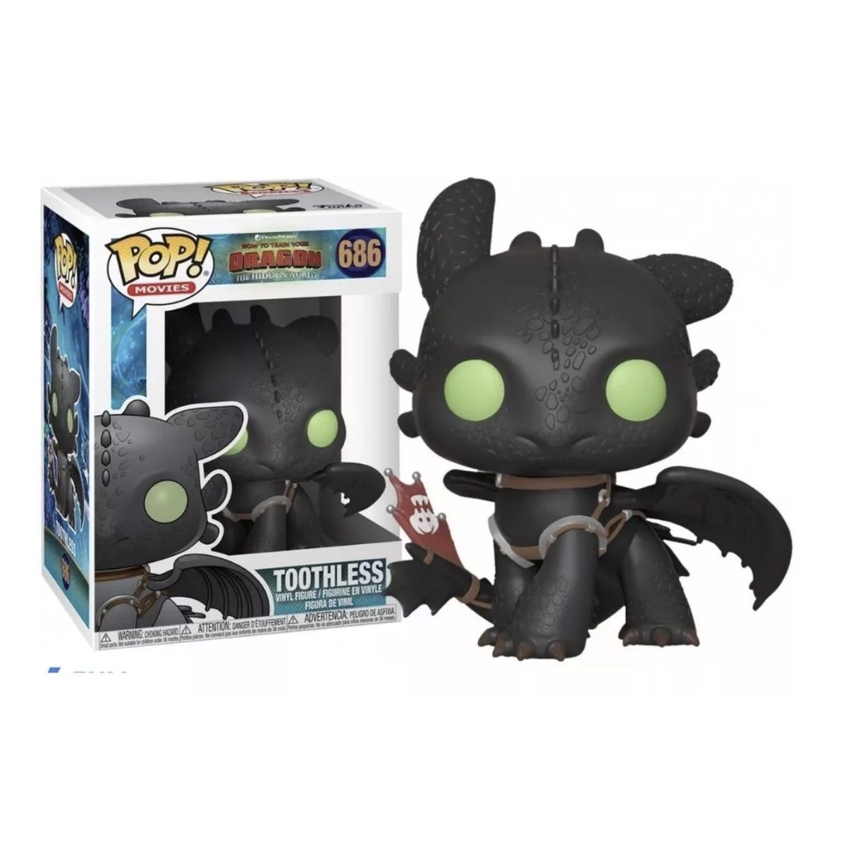 FUNKO - Chimuelo Funko Pop 686 Toothless  Como Entrenar A Tu Dragon