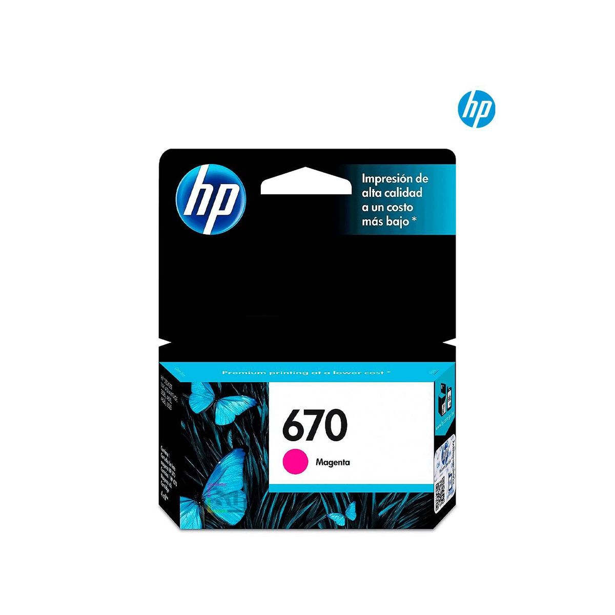 HP - Cartucho HP 670 Magenta CZ115AL original