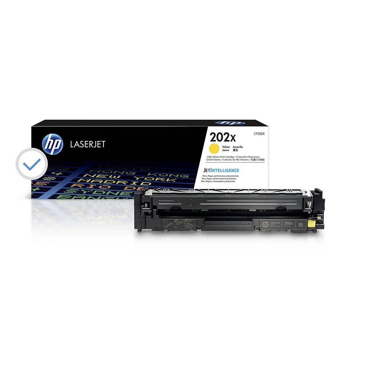 HP - TONER HP 202X CÓDIGO CF502X AMARILLO 2500 Pág