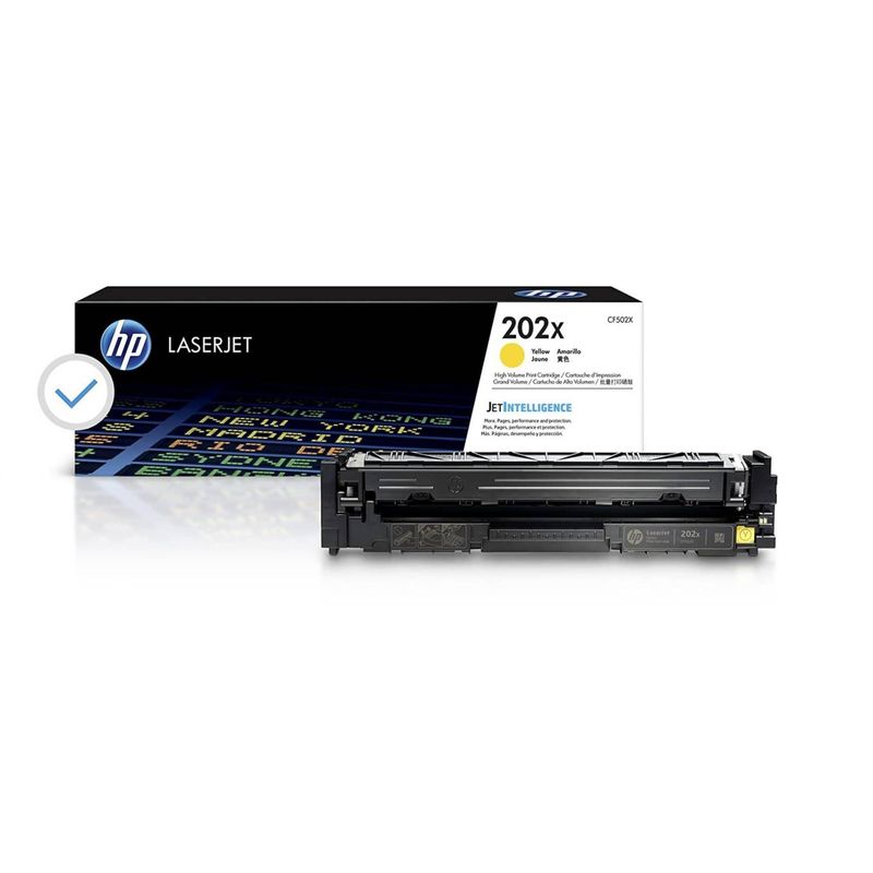 HP - TONER HP 202X CÓDIGO CF502X AMARILLO 2500 Pág