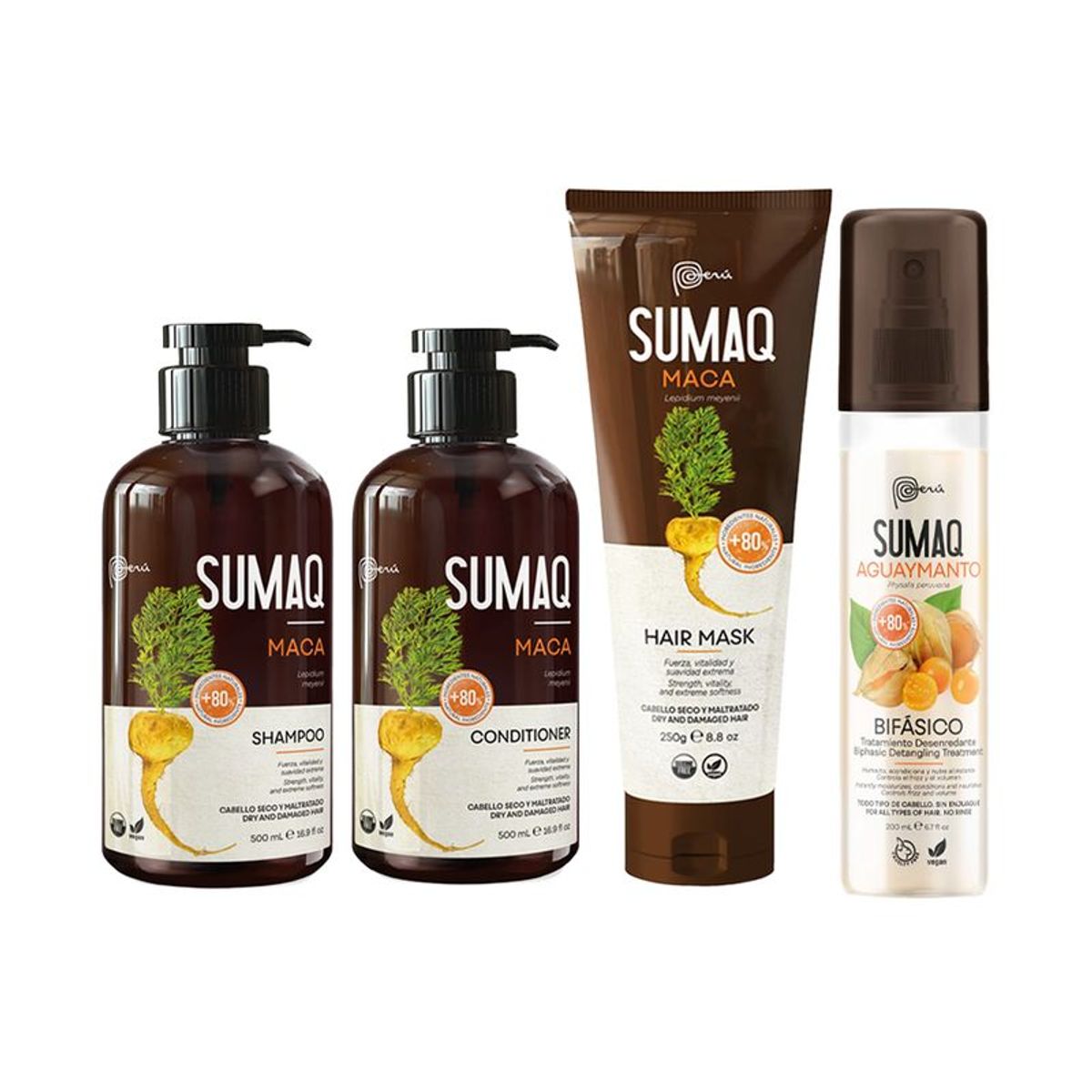 SUMAQ - Pack SUMAQ con Extracto de Maca + Spray Capilar Aguaymanto