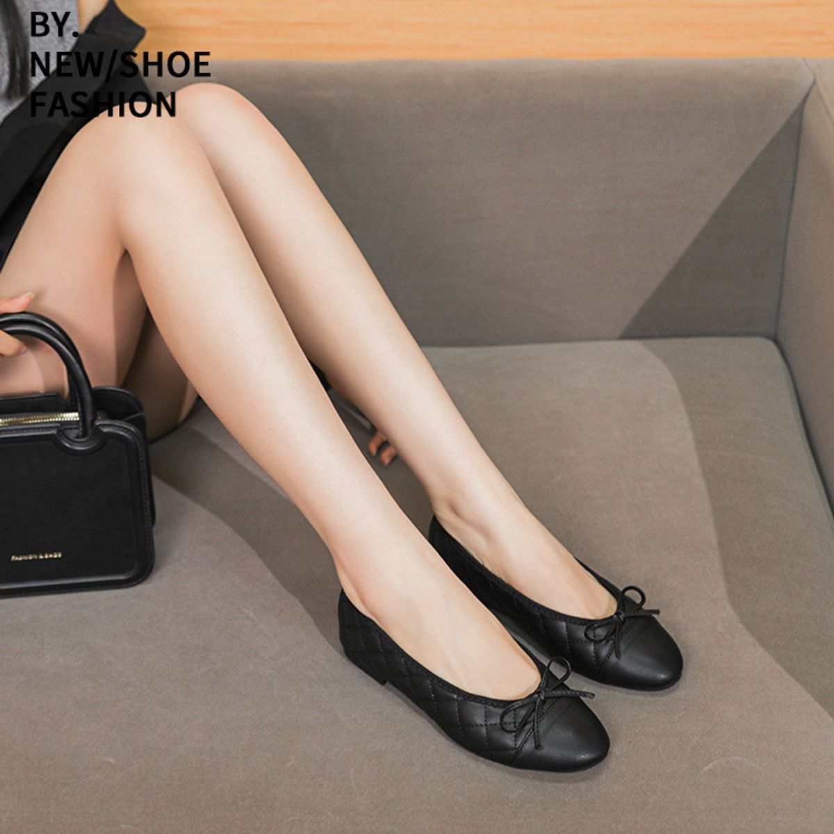 BLWOENS - Zapatos planos para Mujer -Negro