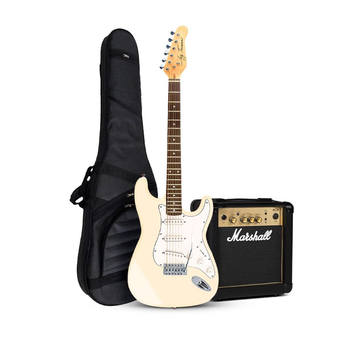 JAY TURSER - JT-300 STRATO IVORY - MARSHALL 10W