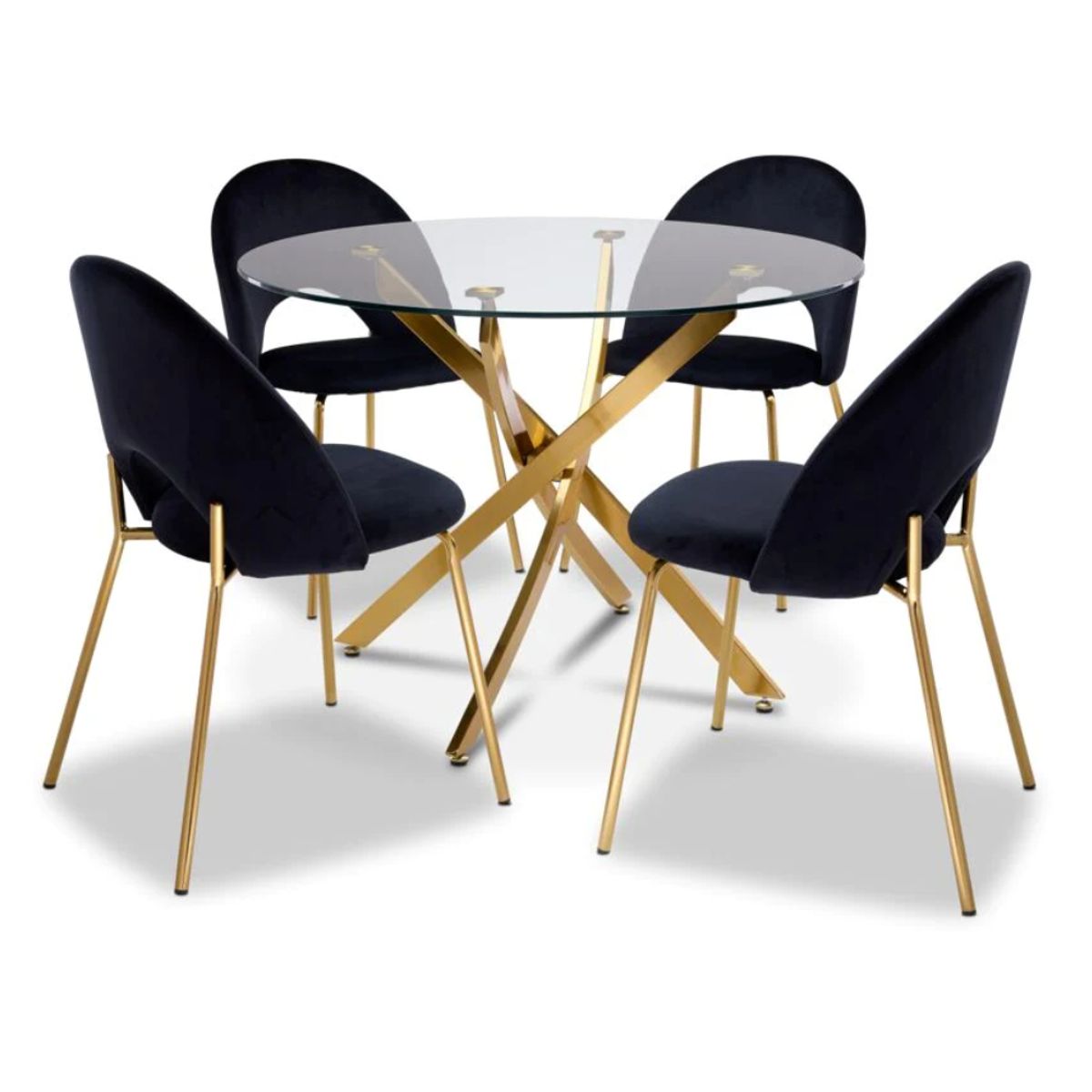 CENTRAL DECCO - COMEDOR 4 SILLAS BRUSELAS