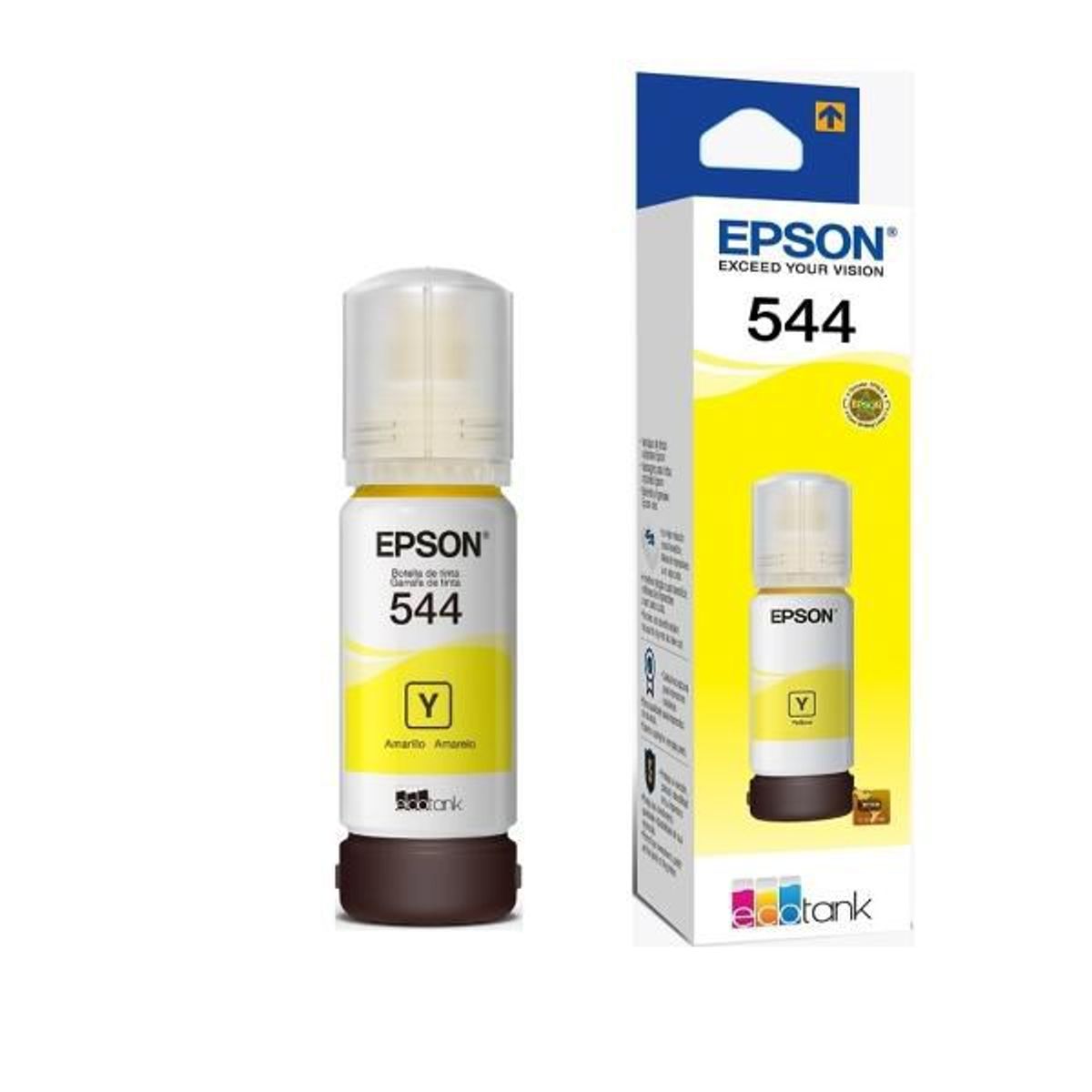 EPSON - Botella tinta epson 544 AMARILLO L3250 L3160 L3260 L3560 L5190 L5290 10P