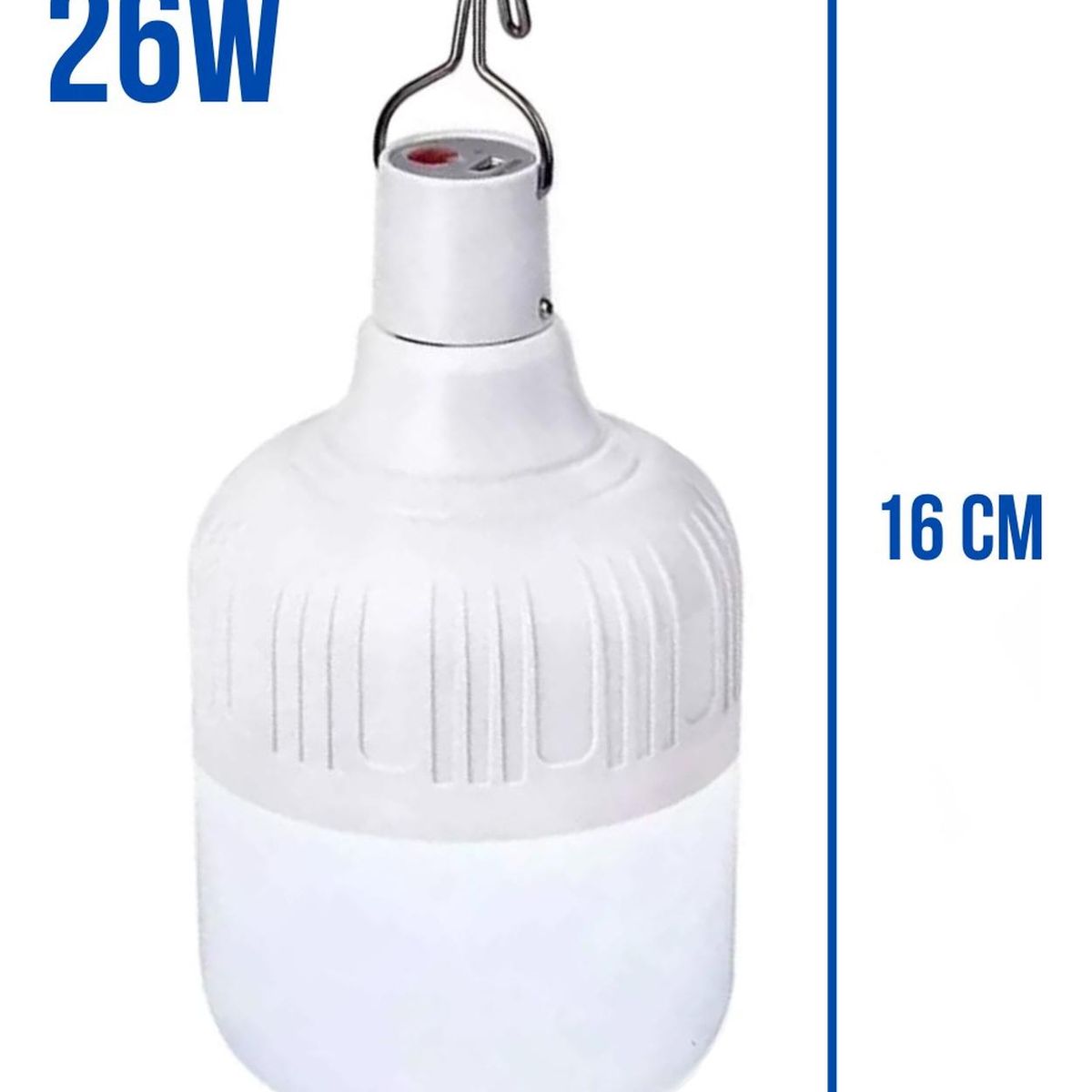 HOME LIGHT - Foco Led recargable tipo botella 26w Home Light
