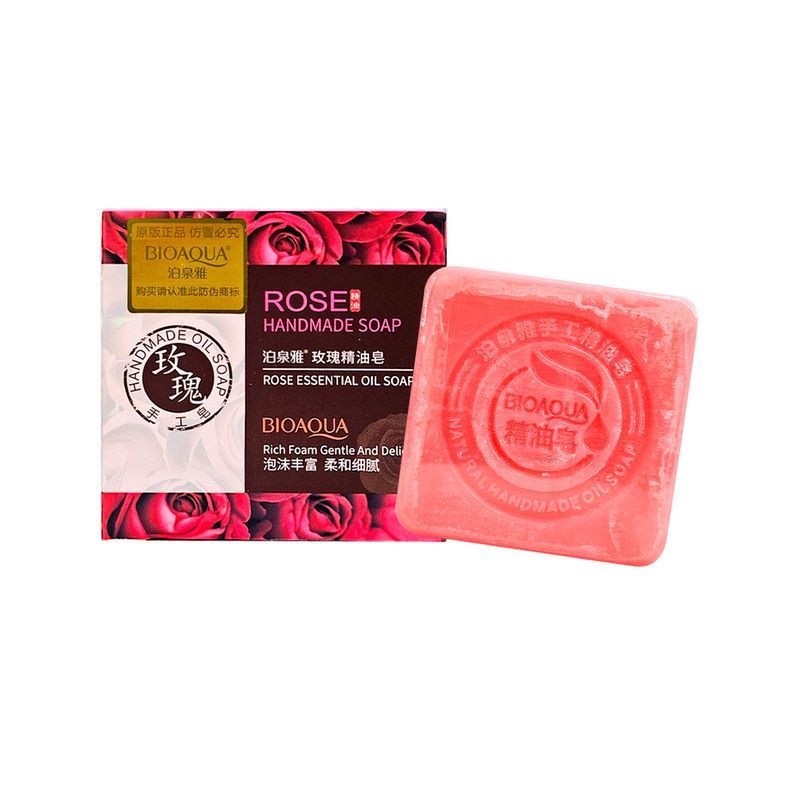 BIOAQUA - Jabón Natural De Rosas Bioaqua 100G Desintoxicante