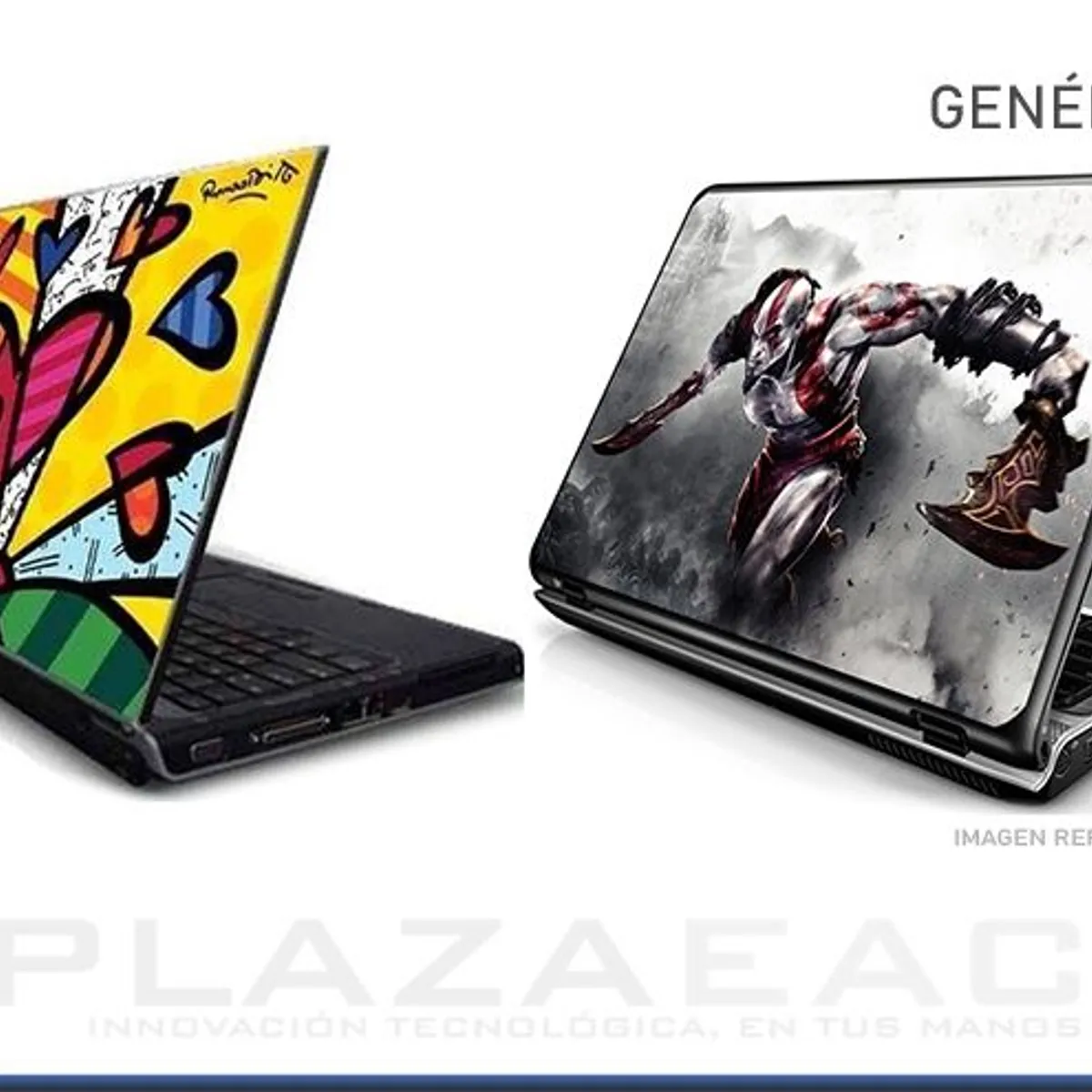 GENERICO - SKINS P/LAPTOP, VARIOS DISEÑOS