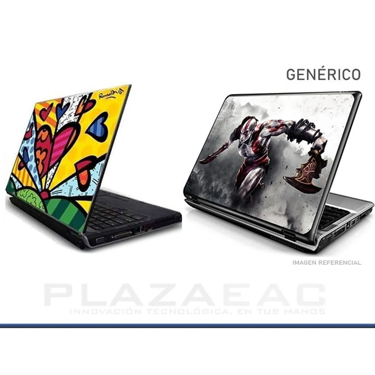 GENERICO - SKINS P/LAPTOP, VARIOS DISEÑOS