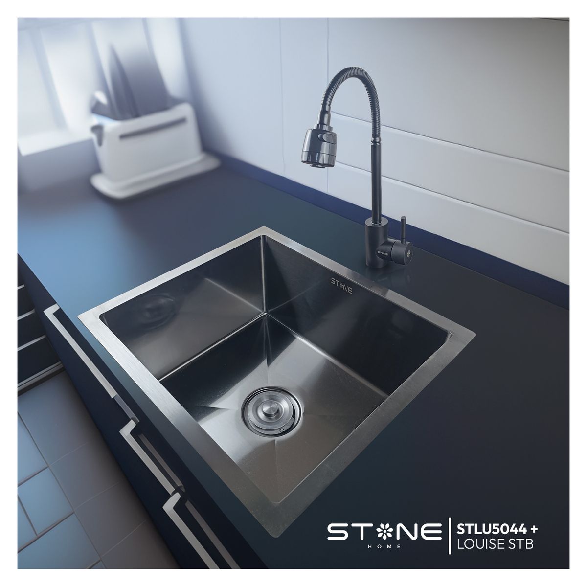 STONE - COMBO LAVADERO  LUXURE STLU5044+ LOUISE STB-01 CON ESCURRIDOR