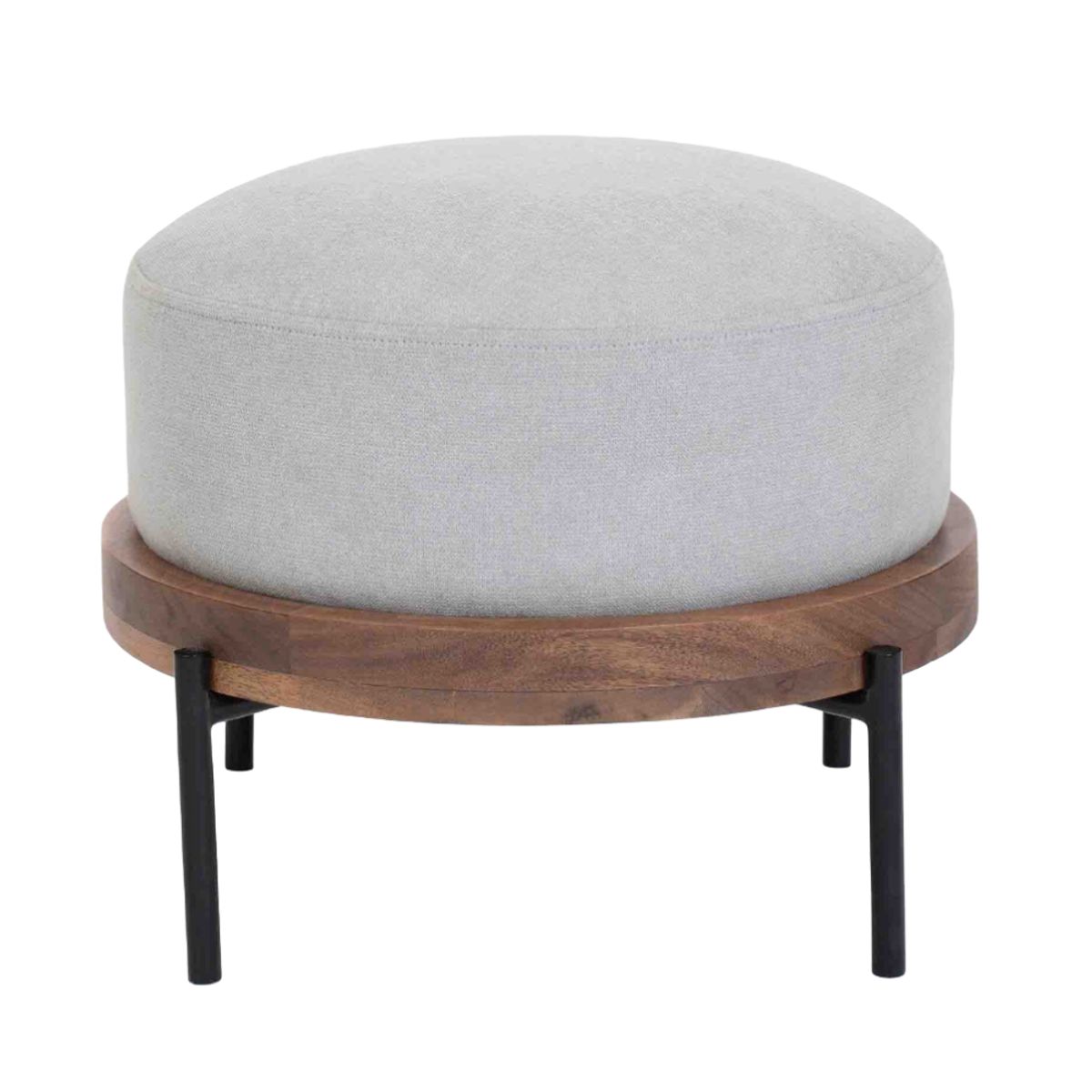 CENTRAL DECCO - PUFF SHARABI GRIS NORDICO