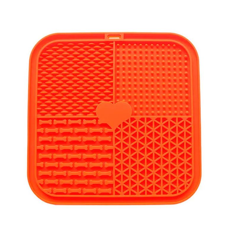 QUE PATAS PET SHOP - Mat para Lamer Naranja