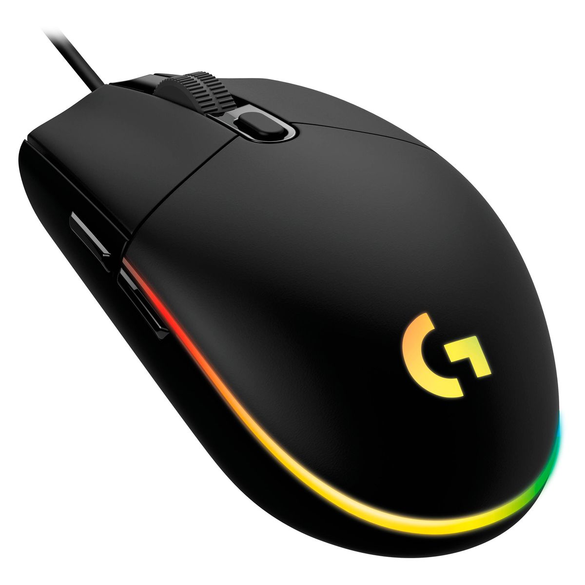 LOGITECH - MOUSE LOGITECH G203 RGB LIGHTSYNC 8000 DPI BLACK NEGRO