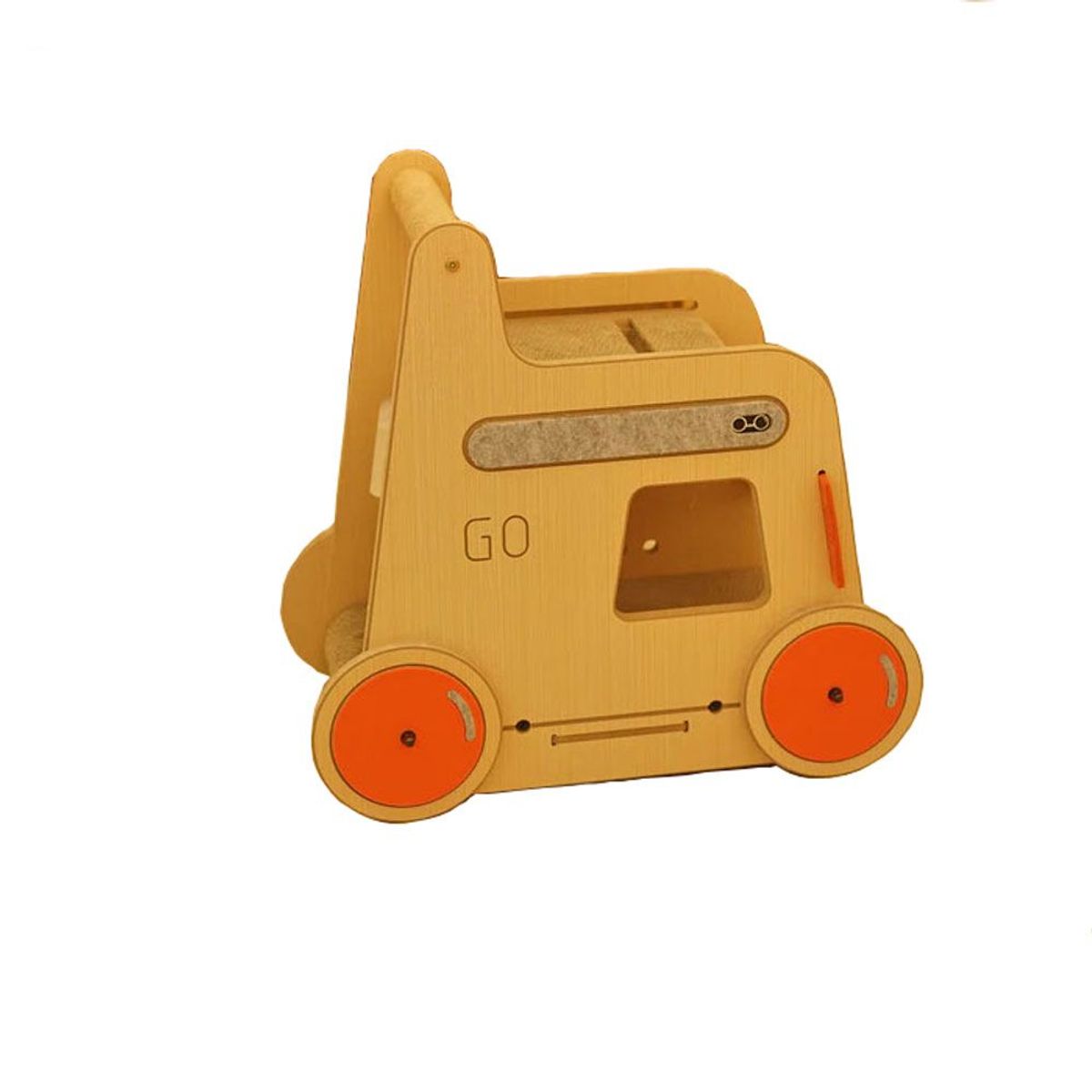 QUE PATAS PET SHOP - Camión Rascador Para Gatos Resistente De Madera