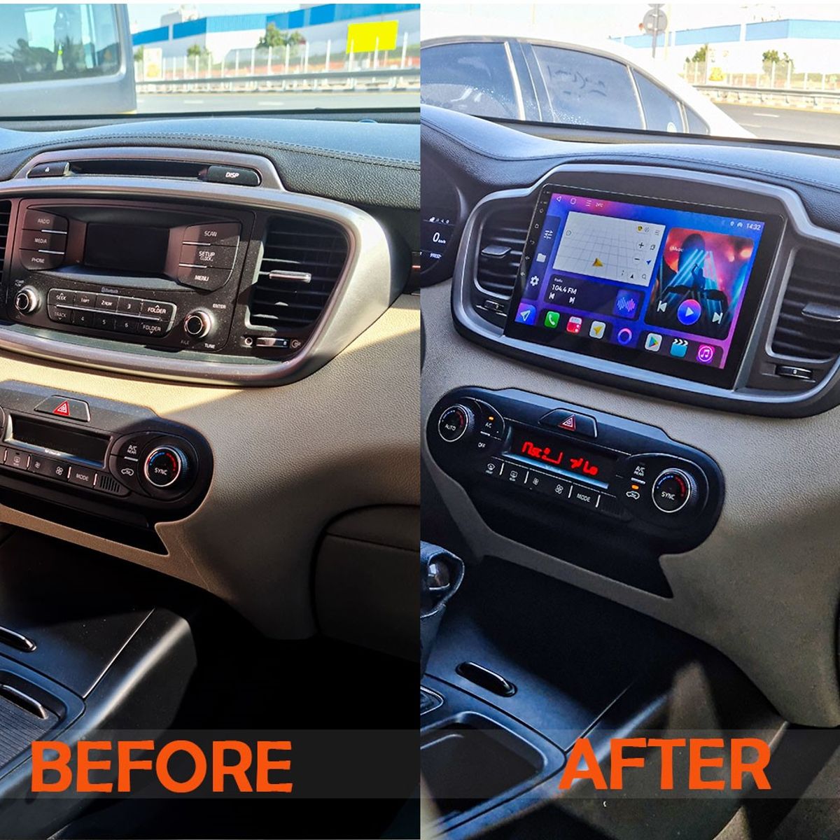 GENERICO - Autoradio Kia Sorento 2015-2019 +Cámara Full HD