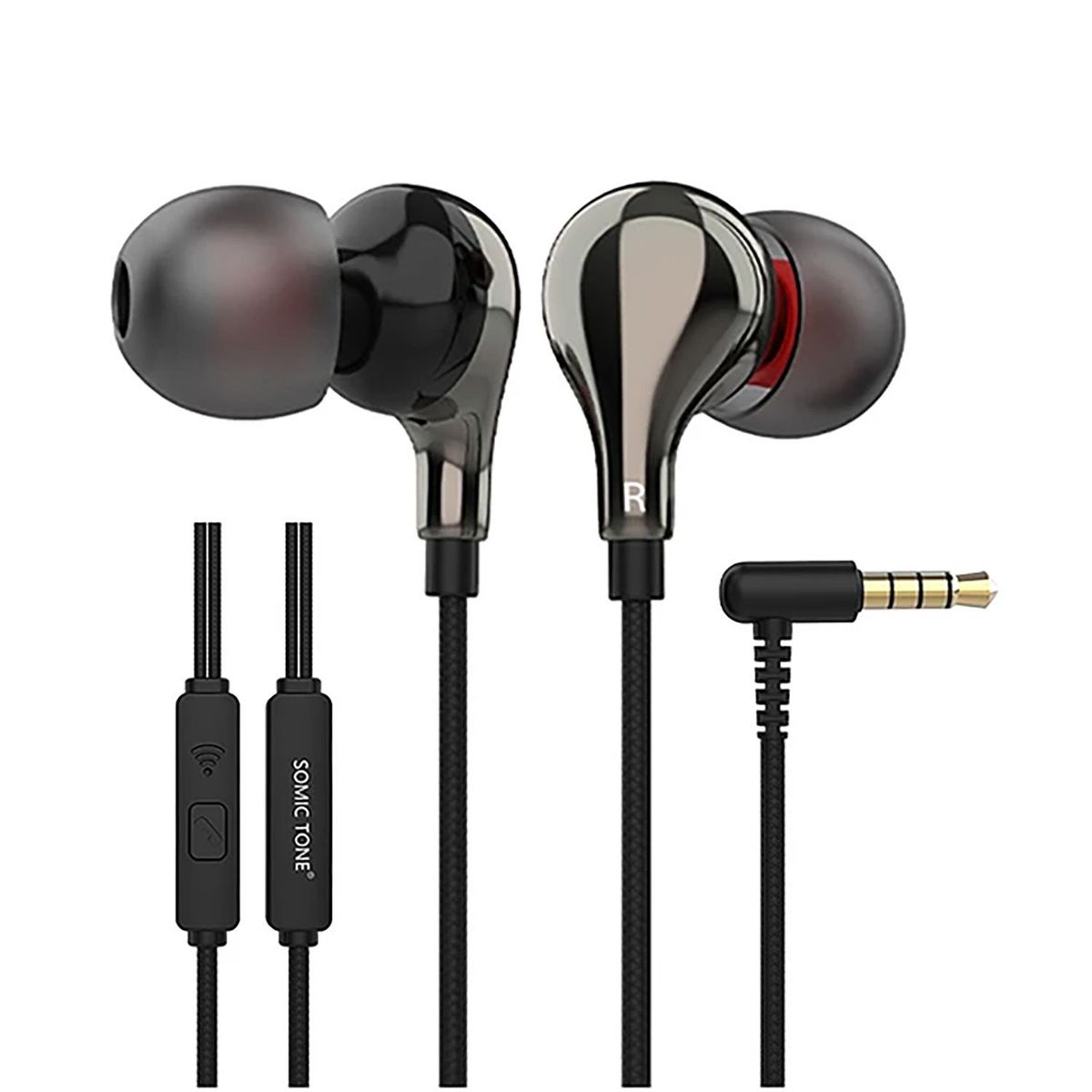 GENERICO - Audífonos Ergonómicos Sonido Potente Bajos Profundos con Micrófono