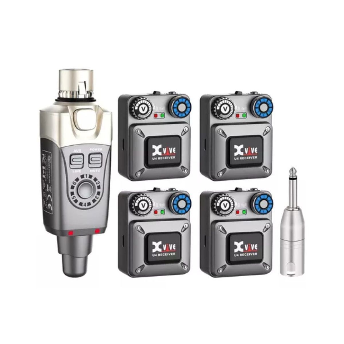 XVIVE - U4R4 XVIVE Sistema inalámbrico 4 receptores de monitoreo