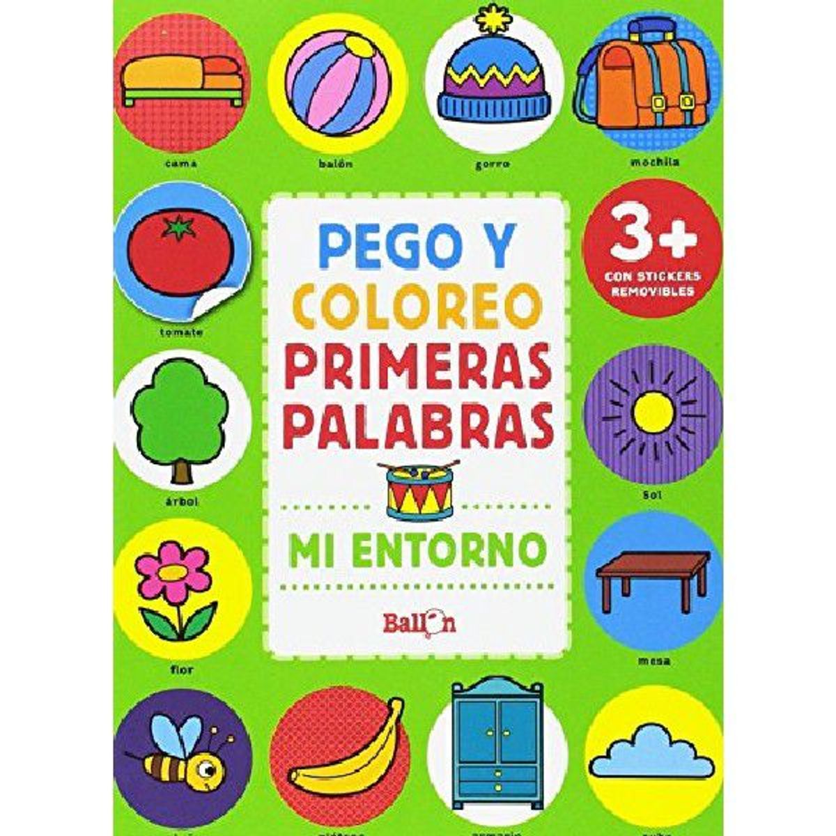 GENERICO - PEGO Y COLOREO PRIMERAS PALABRAS MI ENTORNIO