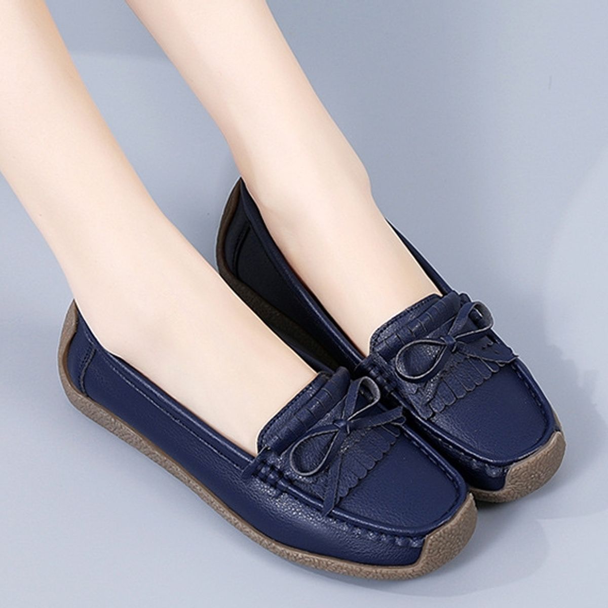 BLWOENS - Zapatos planos para Mujer -Azul