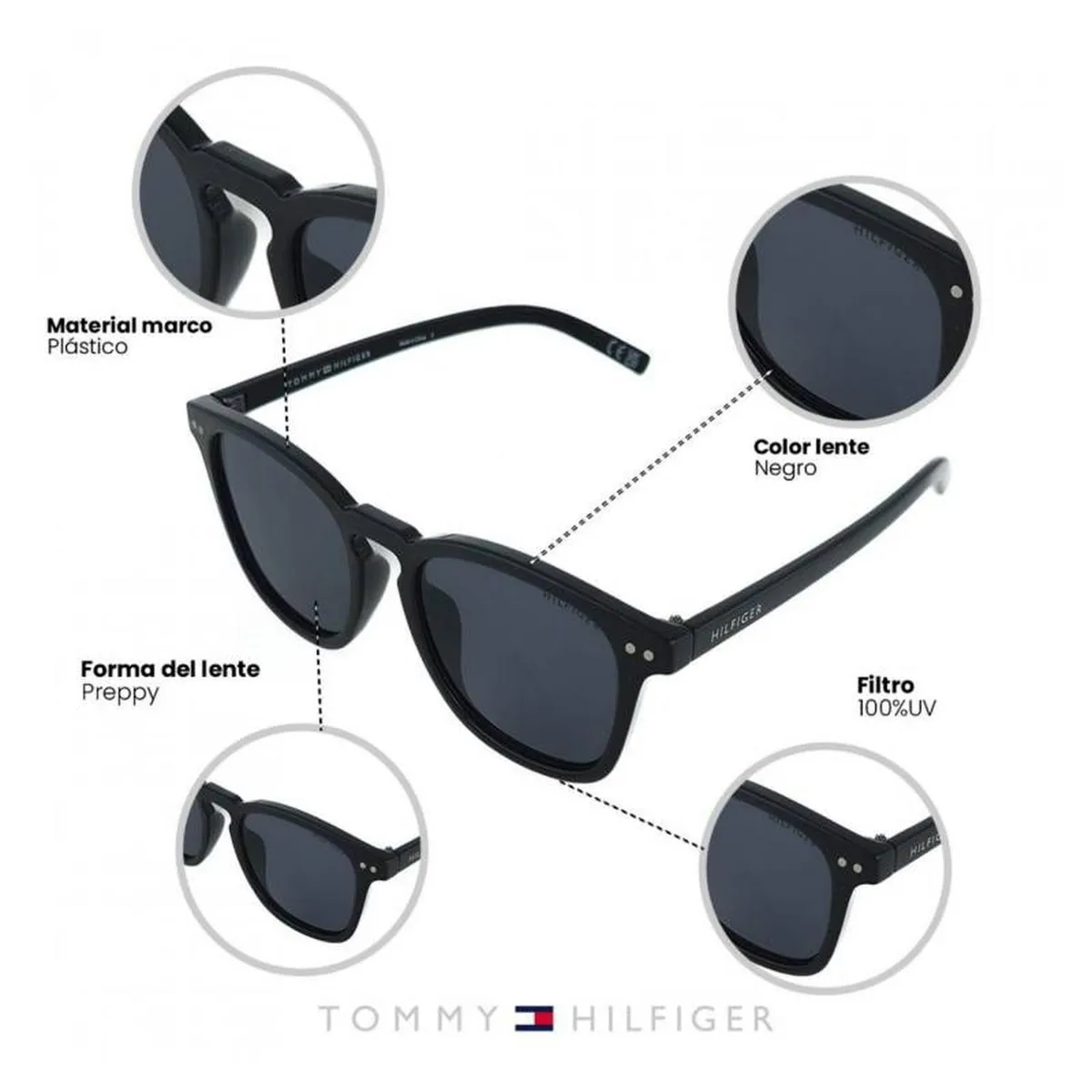 TOMMY HILFIGER - LENTES DE SOL UV400 HOMBRE X60102 TOMMY HILFIGER