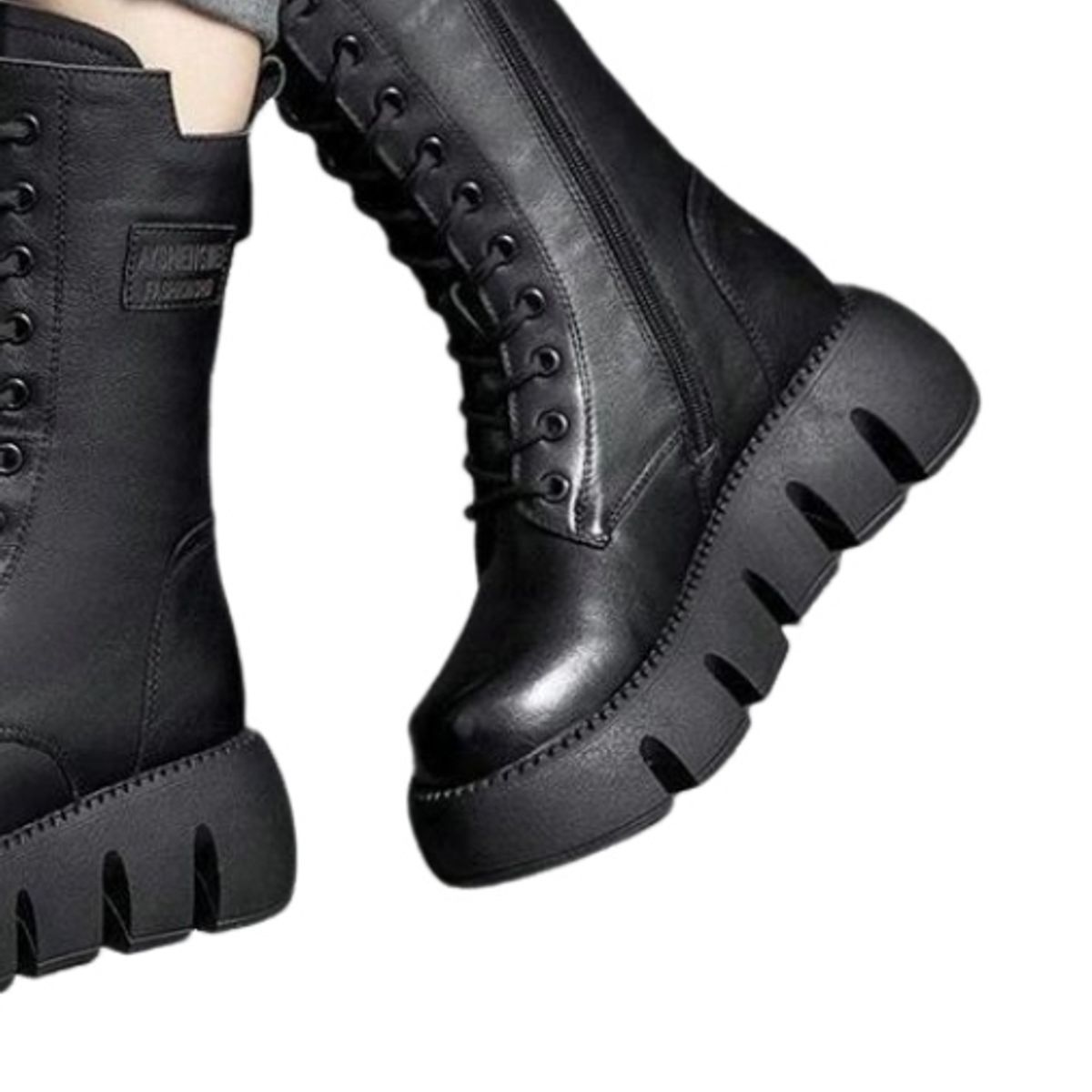 BLWOENS - Botas para Mujer-Negro
